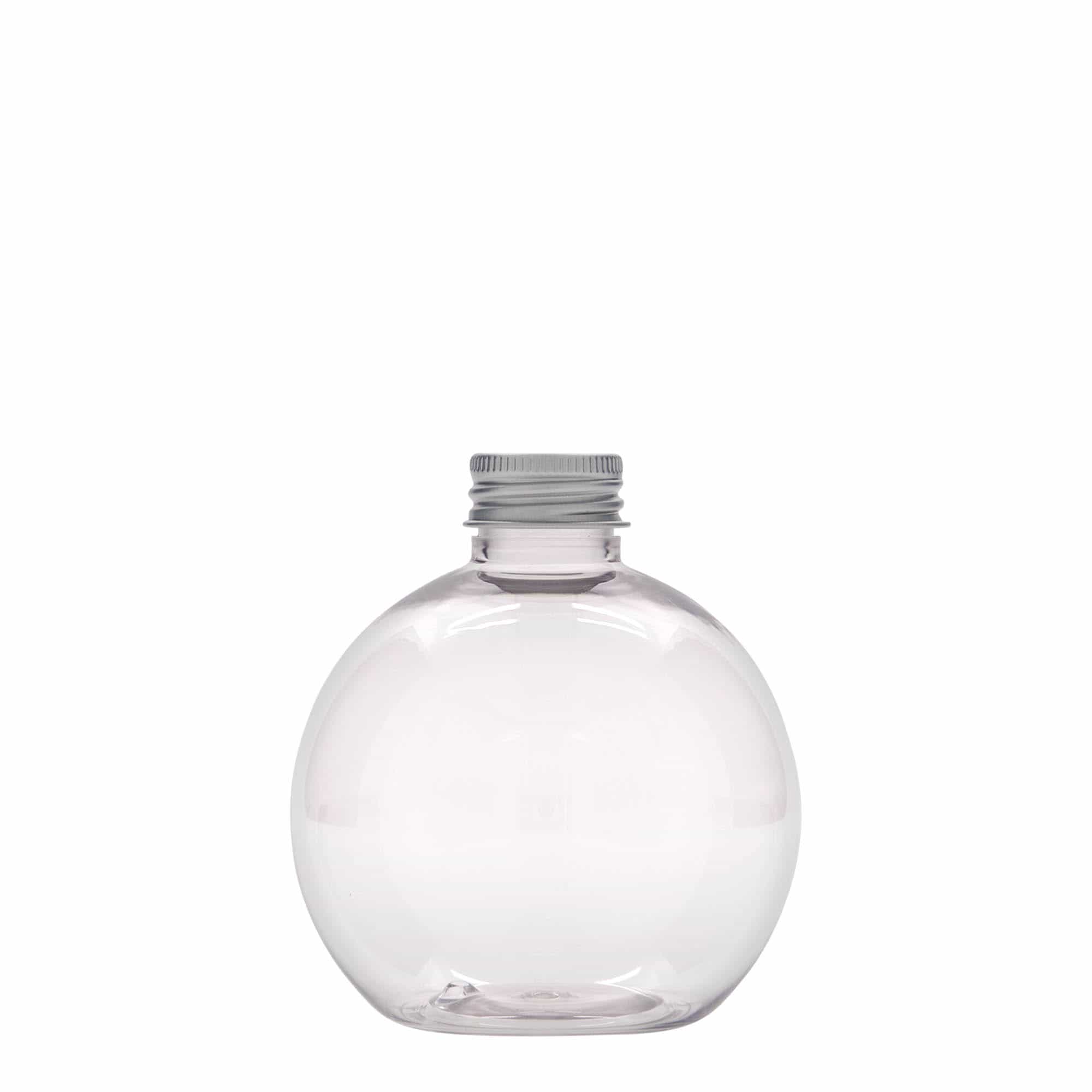 Botella PET de 250 ml 'Perry', redonda, plástico, boca: 24/410