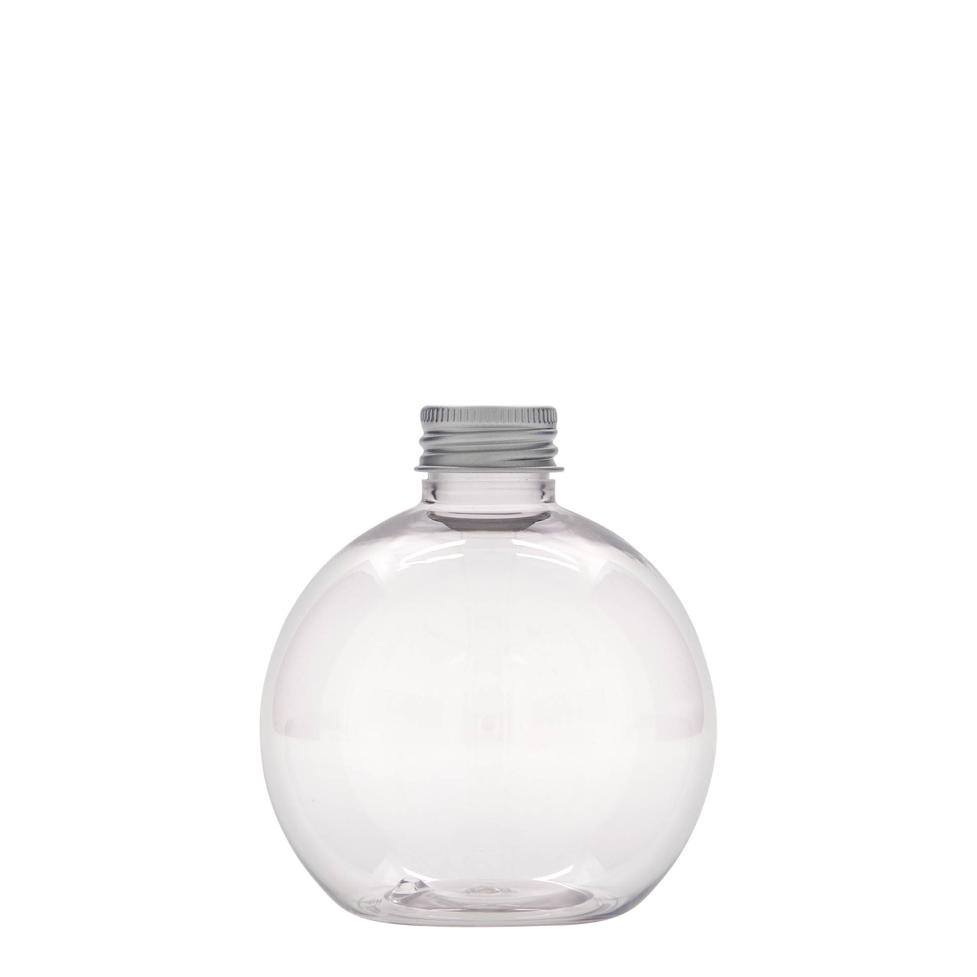Botella PET de 250 ml «Perry», redonda, plástico, boca: 24/410