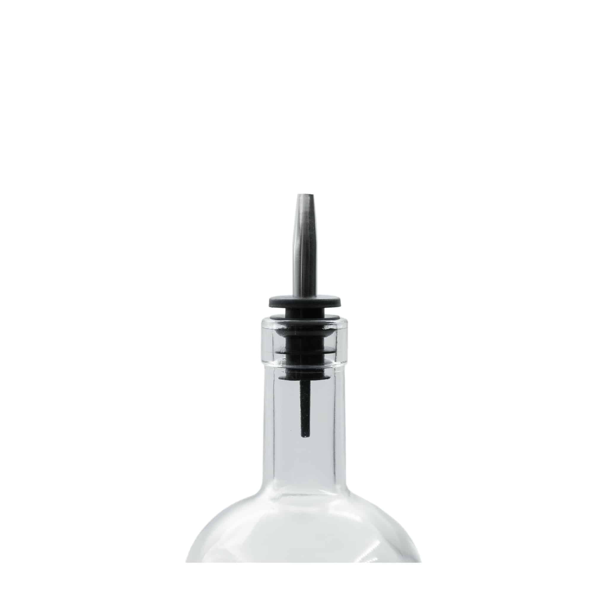 Vertedor Inox cónico, acero inoxidable, plateado