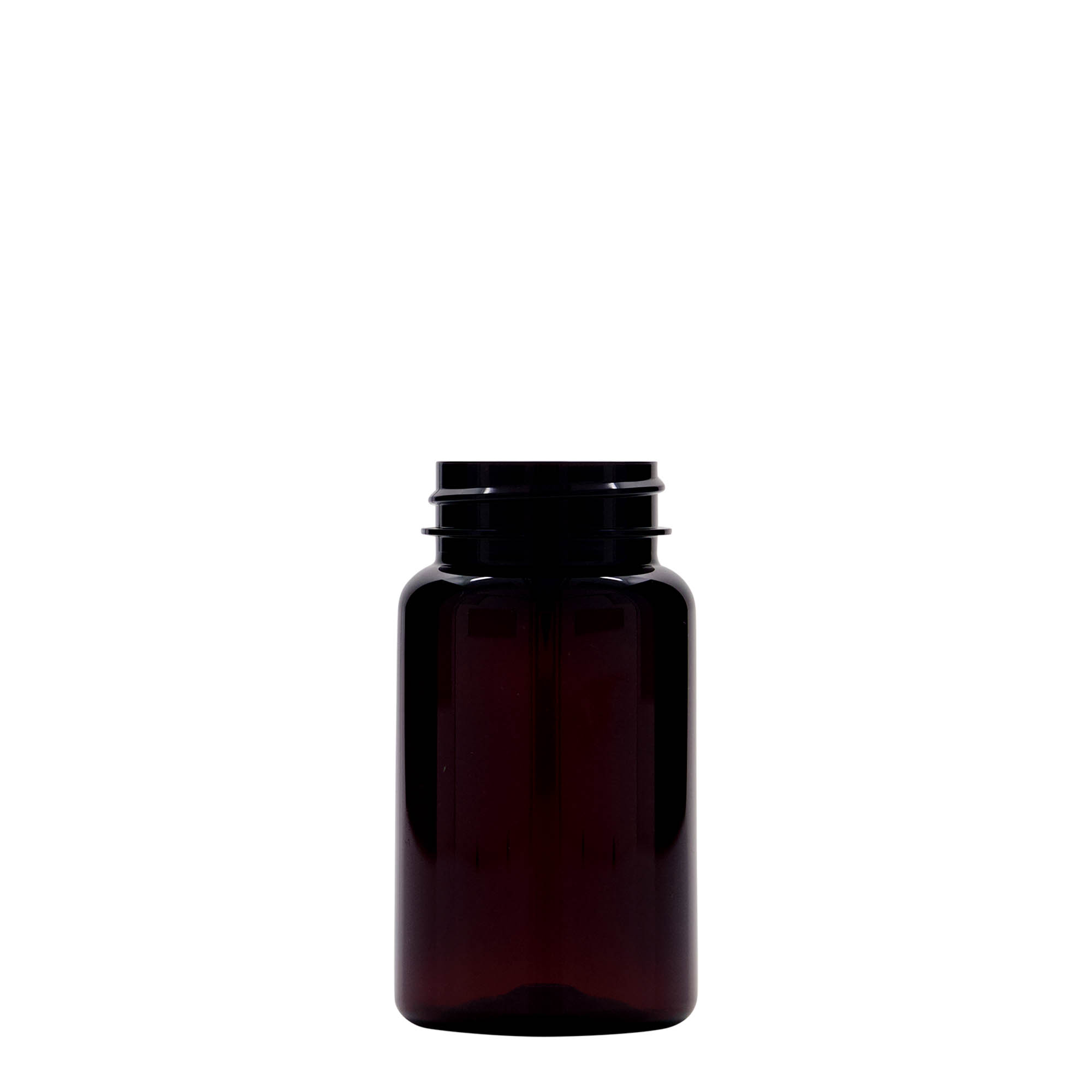 100 ml envase PET, plástico, marrón, boca: 38/400