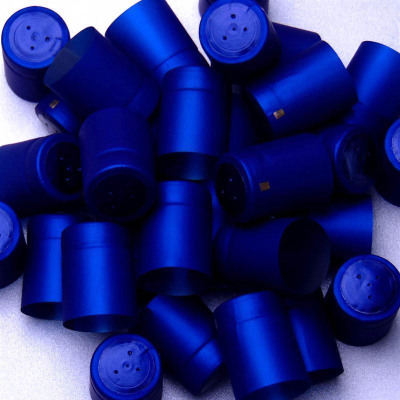 Cápsula termoencogible 32x41, plástico de PVC, azul
