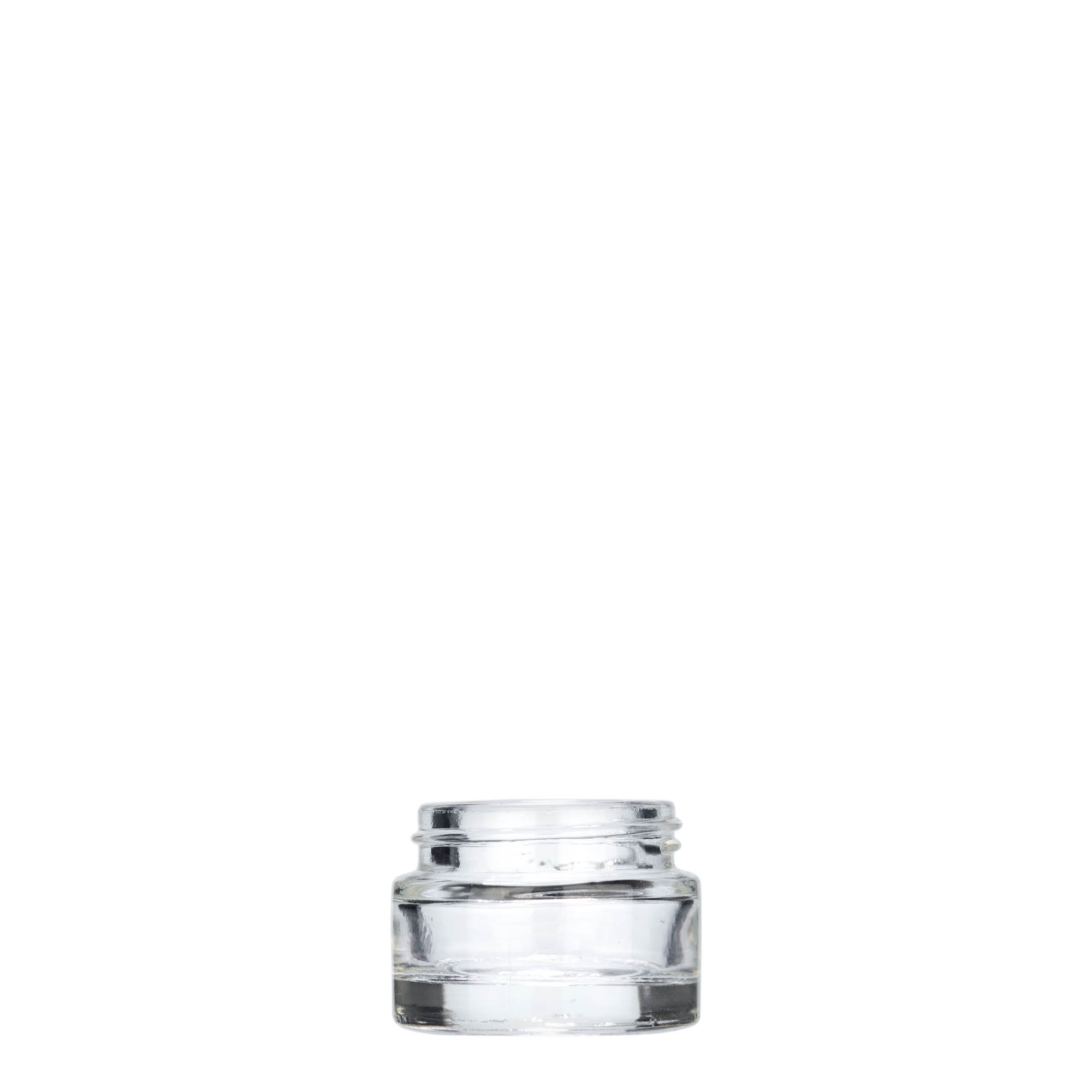 5 ml tarro «Beauty», vidrio, boca: cierre de rosca