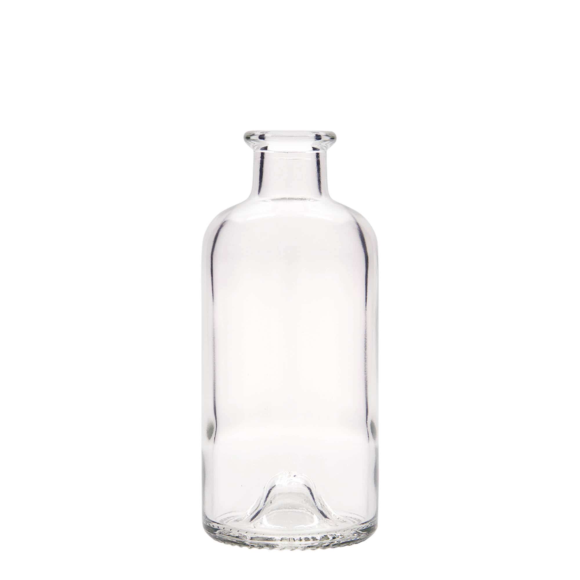 Botella de vidrio de farmacia de 200 ml, boca: corcho