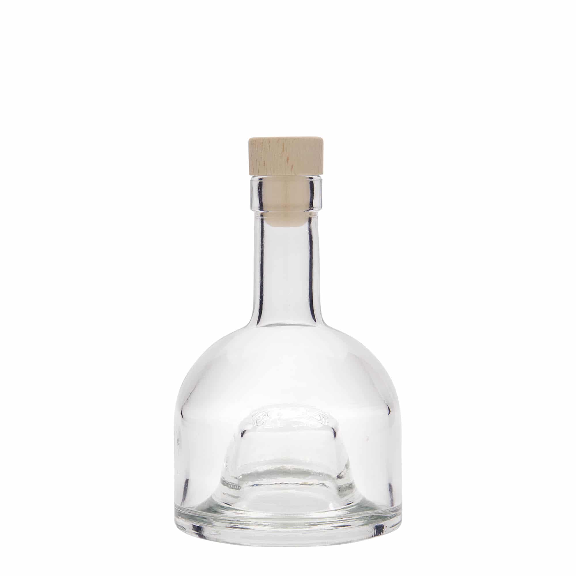 Botella de vidrio 'Kato' de 200 ml, boca: corcho