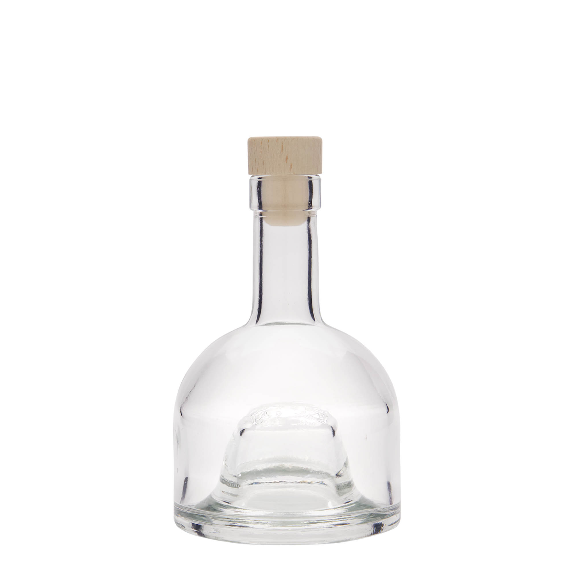 Botella de vidrio de 200 ml 'Kato', boca: corcho