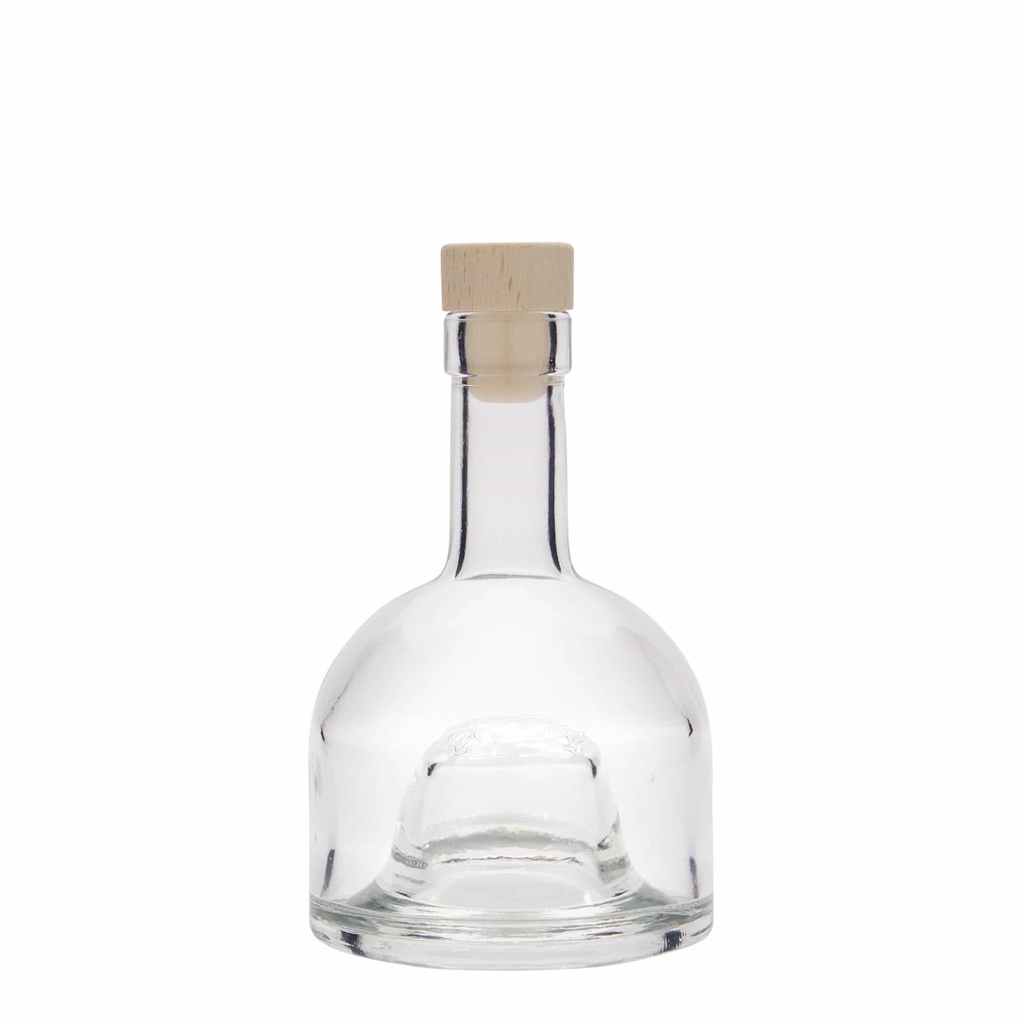 Botella de vidrio de 200 ml 'Kato', boca: corcho