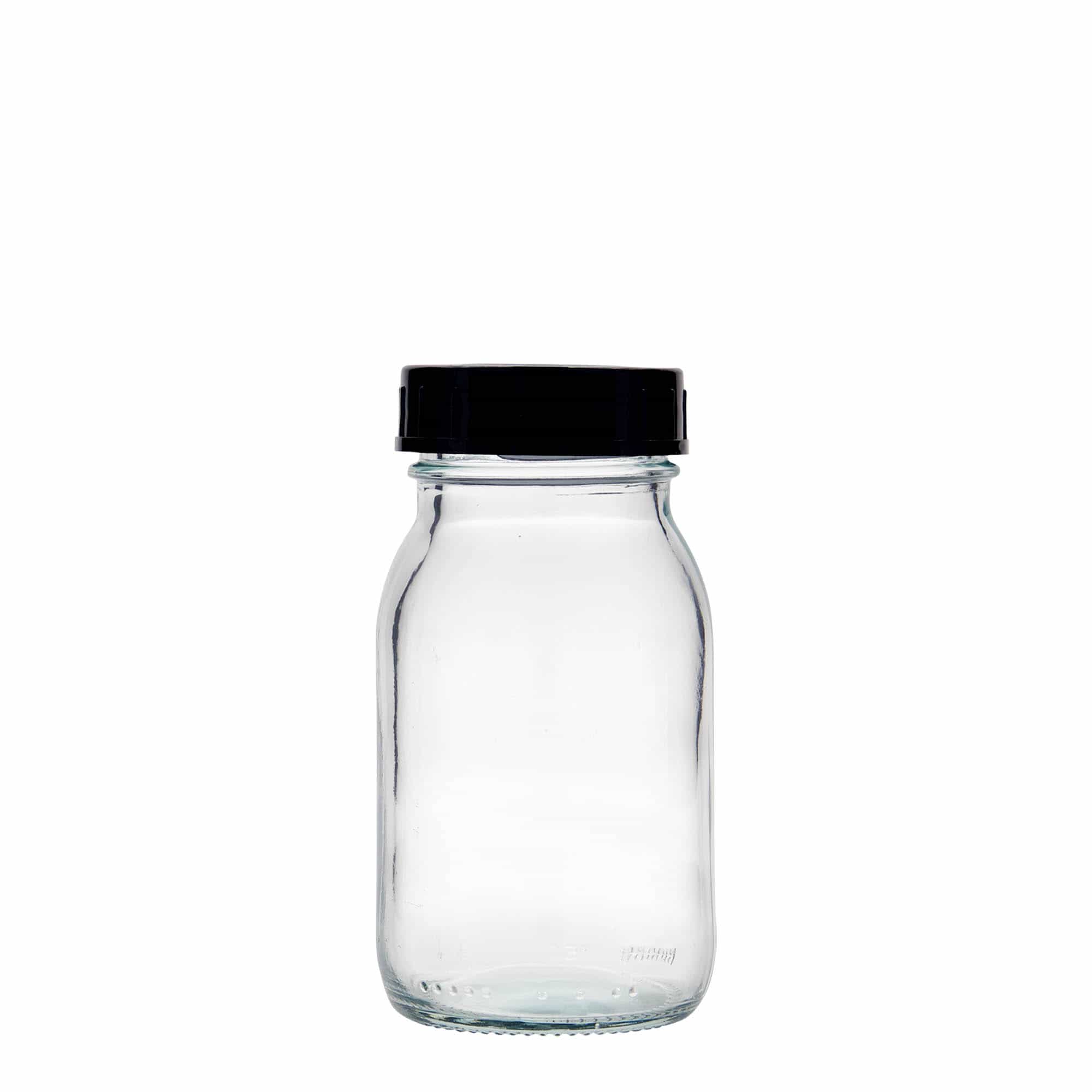 Tarro de boca ancha de 150 ml, boca: DIN 45