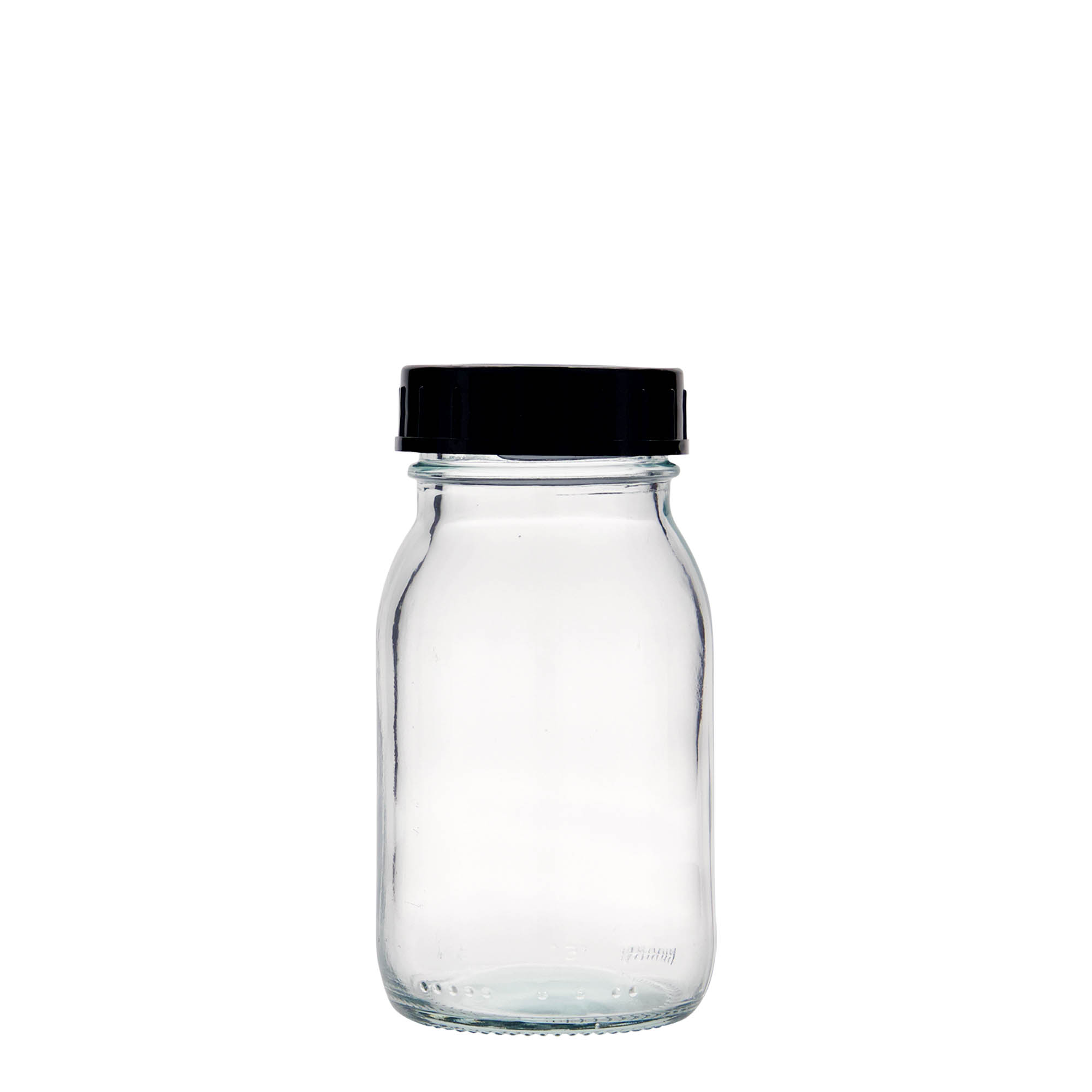 150 ml tarro de boca ancha, boca: DIN 45