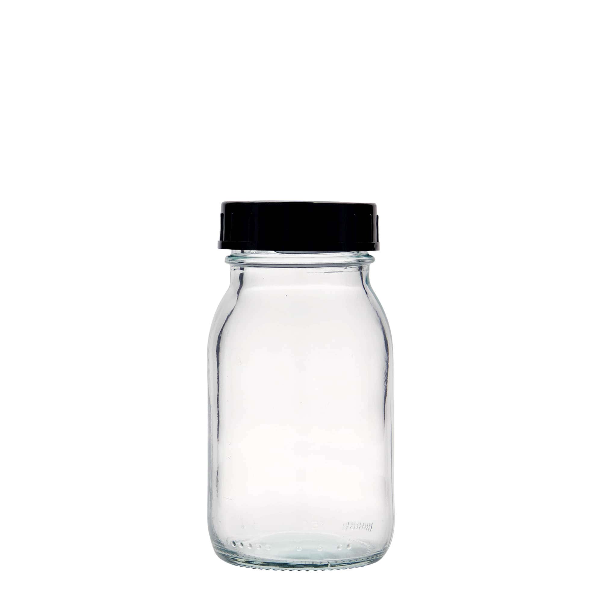 150 ml tarro de boca ancha, boca: DIN 45