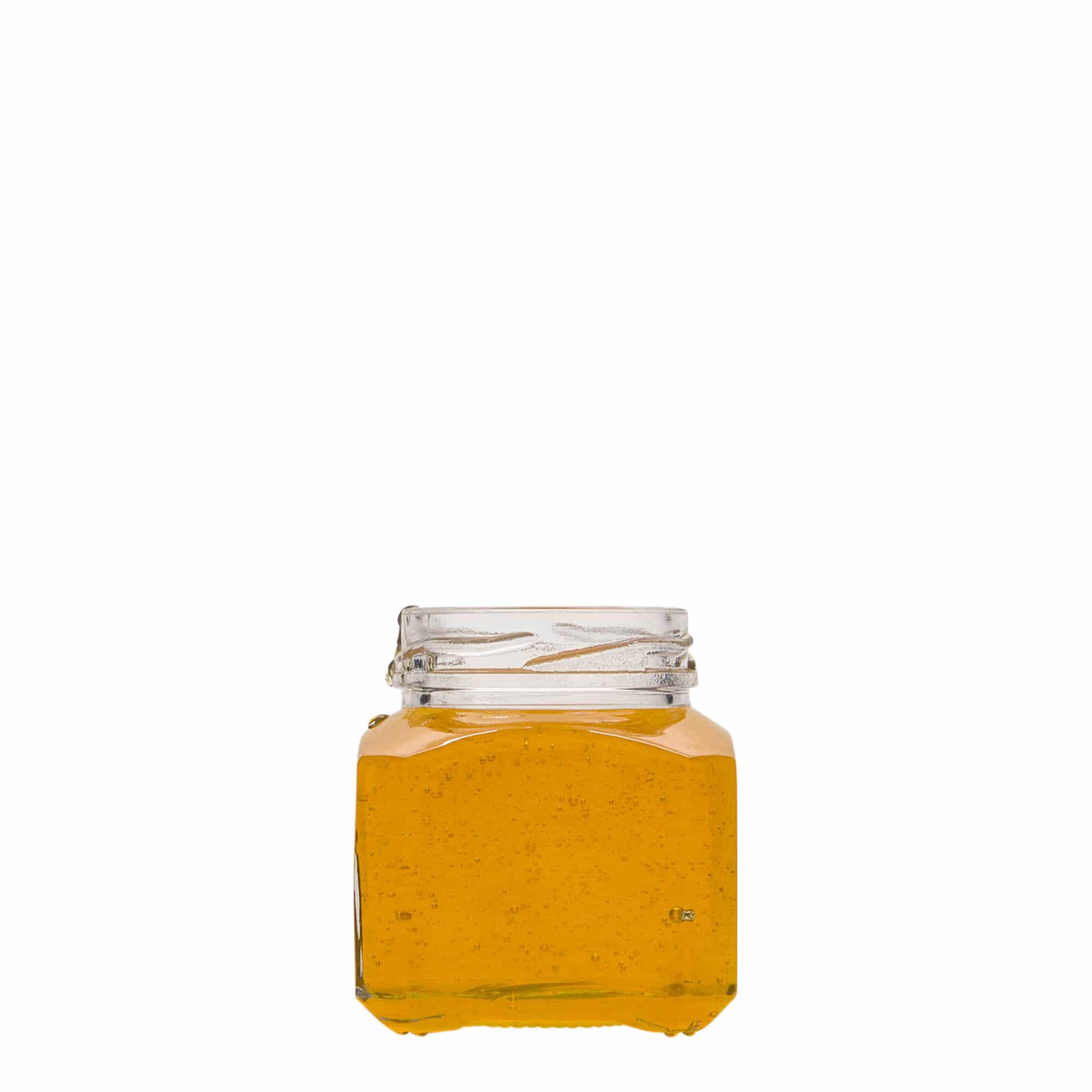 106 ml tarro cuadrado 'Milán', boca: Twist-Off (TO 48)