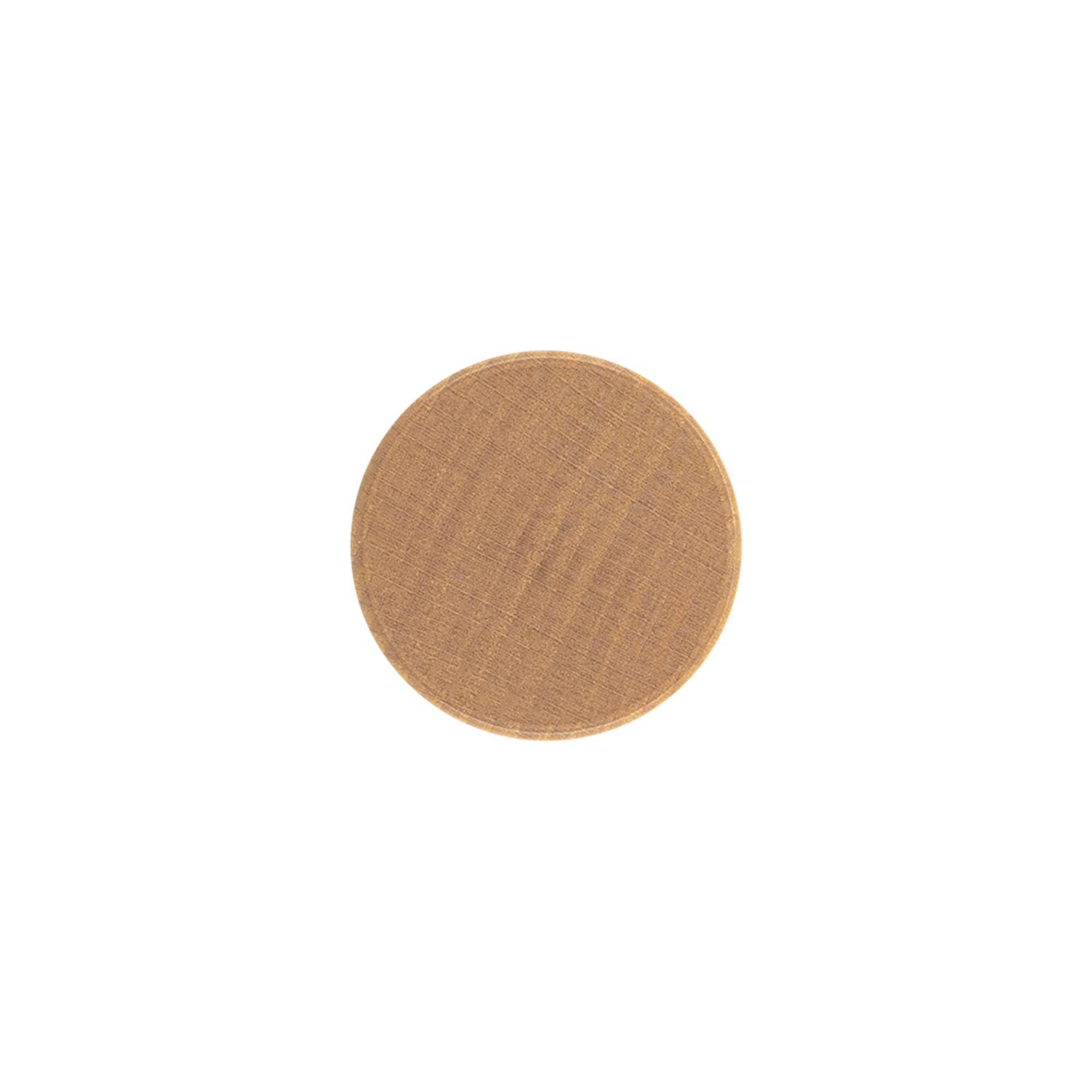 Tapa roscada, metal-madera, color madera, para boca: PP 28