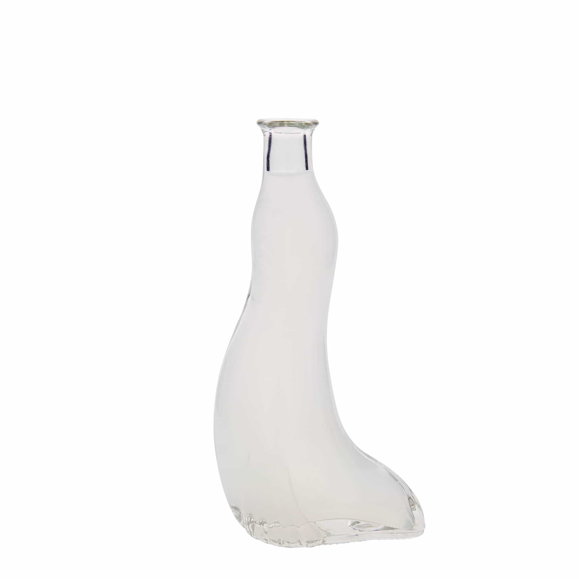 Botella de vidrio de 200 ml 'Foca', boca: corcho