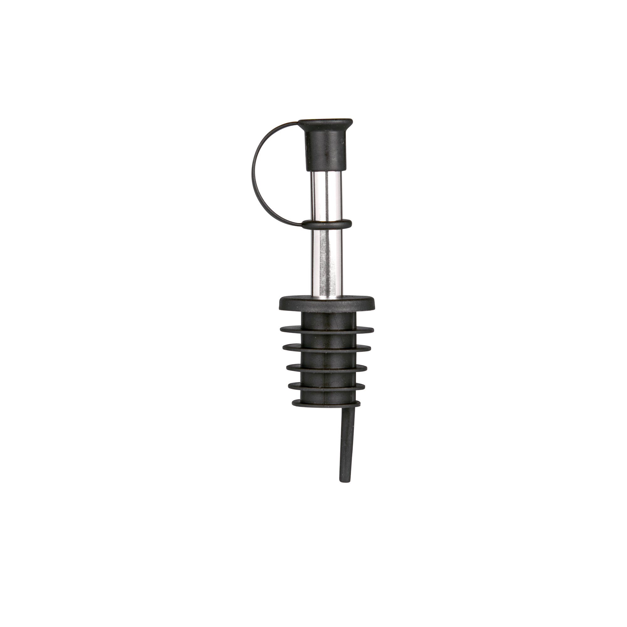 Vertedor Inox con tapa, acero inoxidable, plateado