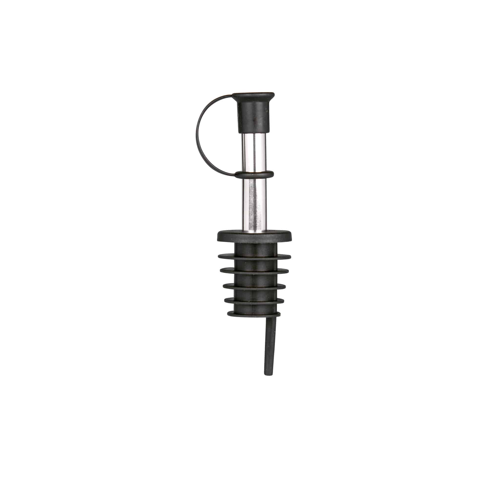 Vertedor Inox con tapa, acero inoxidable, plateado