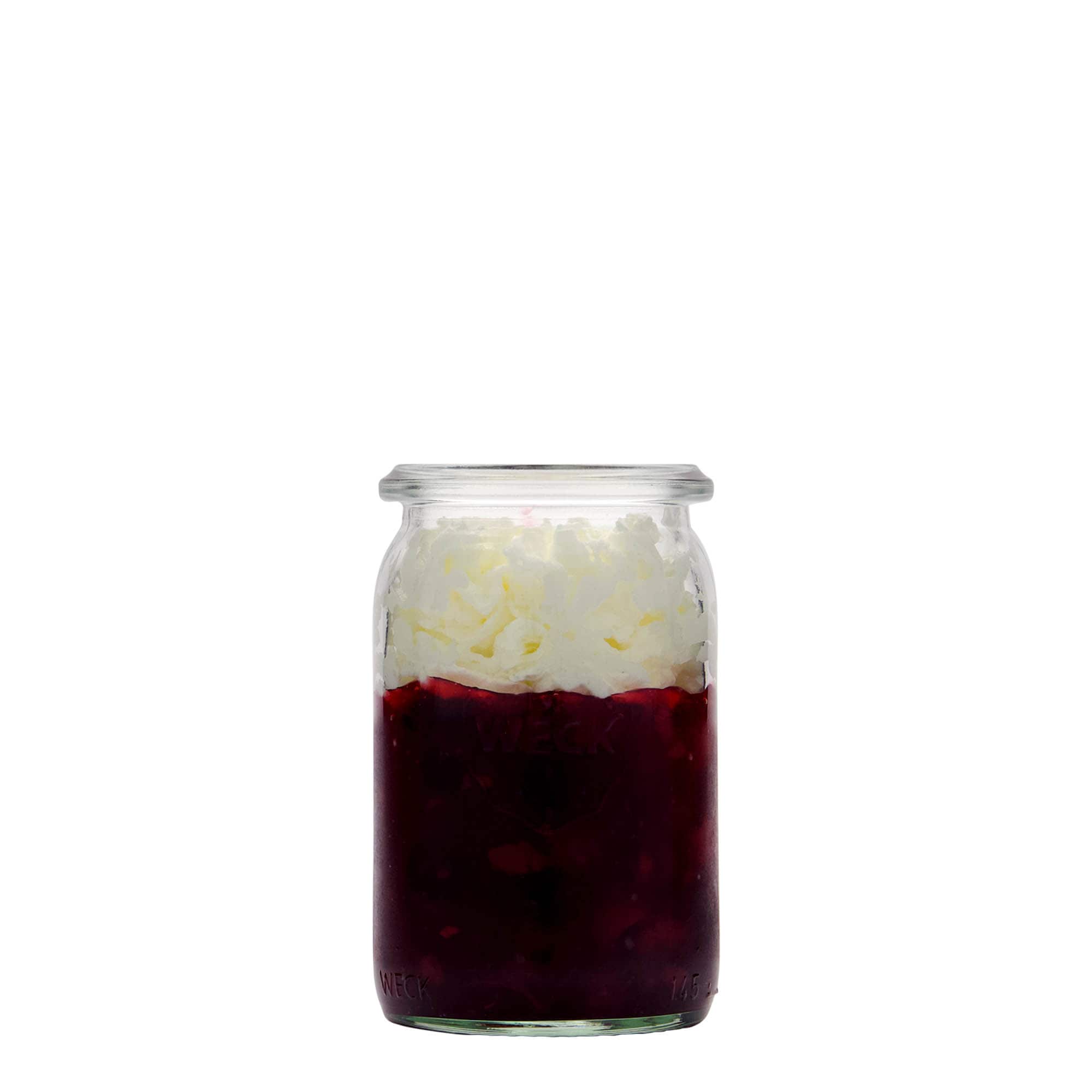 145 ml vaso cilíndrico WECK, boca: borde redondo