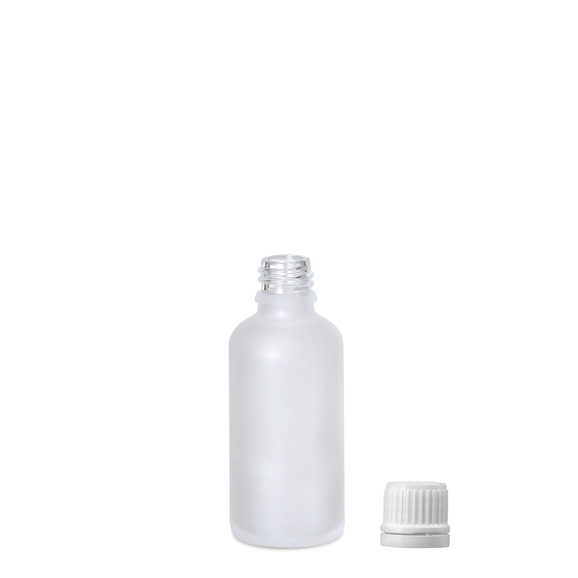 50 ml frasco medicinal, vidrio, esmerilado, boca: DIN 18