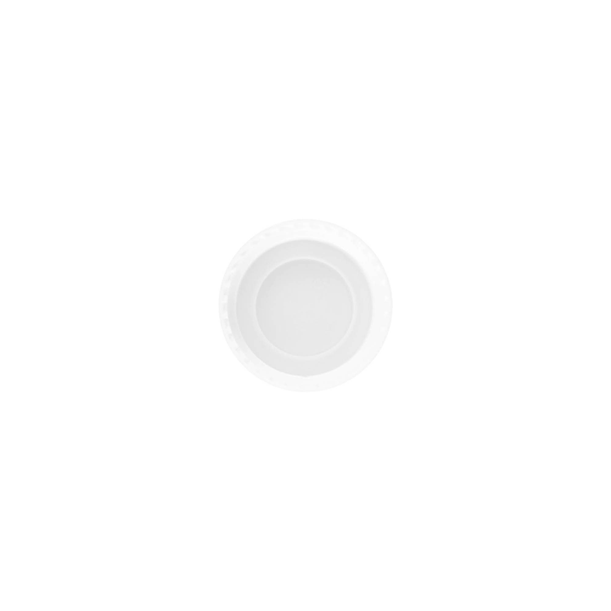 Tapón de rosca, plástico de PP, blanco, para boca: 20/410