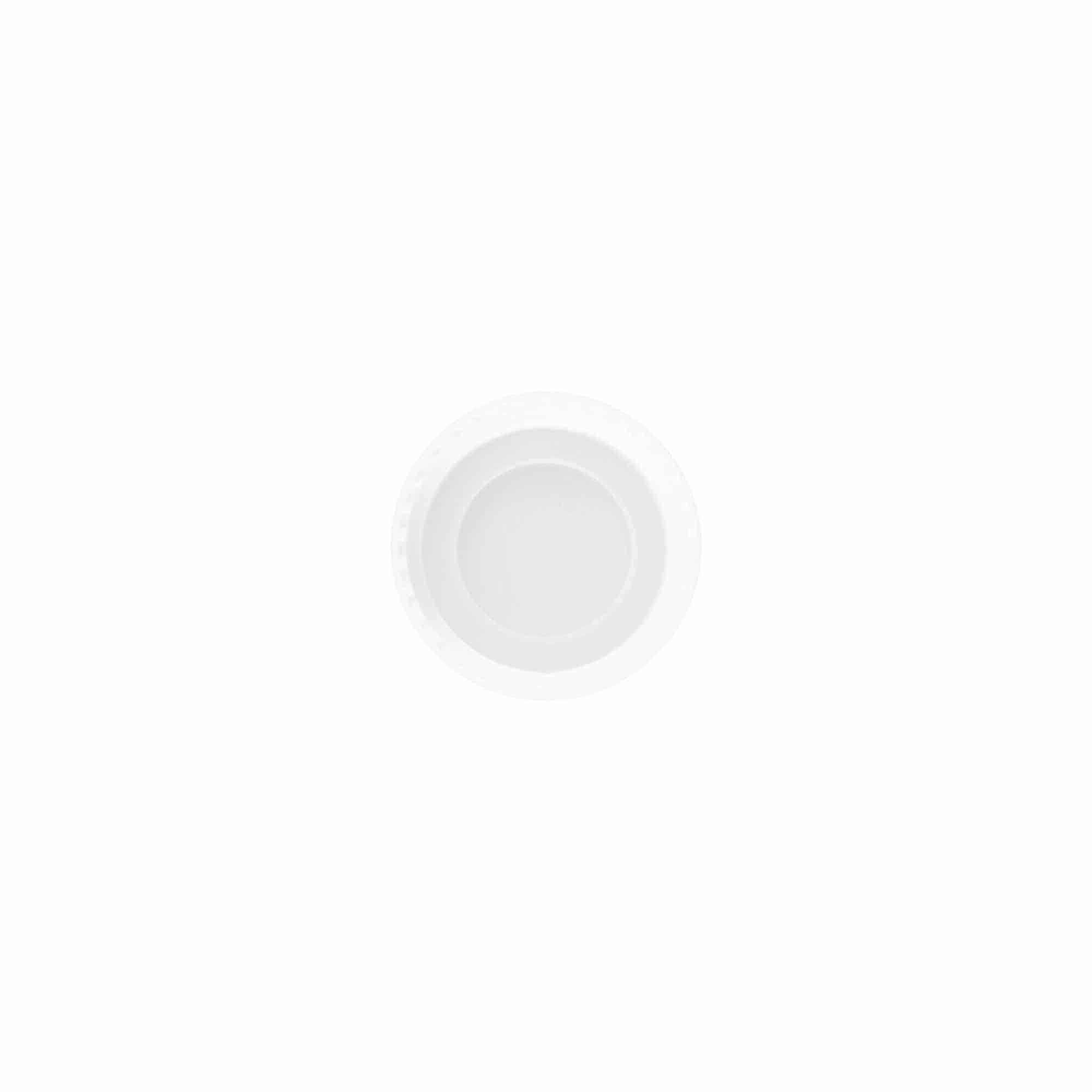 Tapa roscada, plástico PP, blanco, para boquilla: 20/410