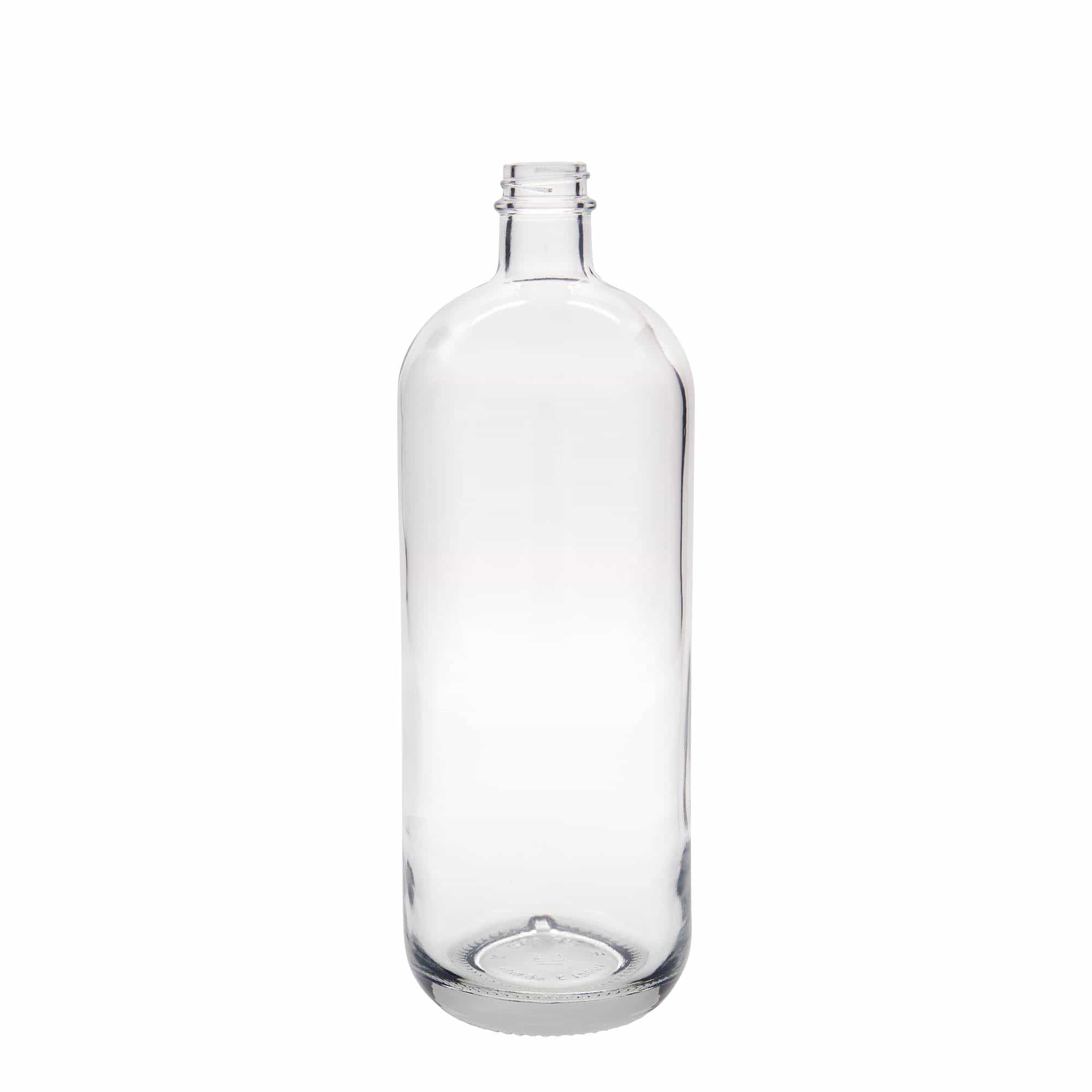 Botella de vidrio 'Lotto' de 1000 ml, boca: GPI 28 Botella de vidrio 'Lotto' de 1000 ml, boca: GPI 28