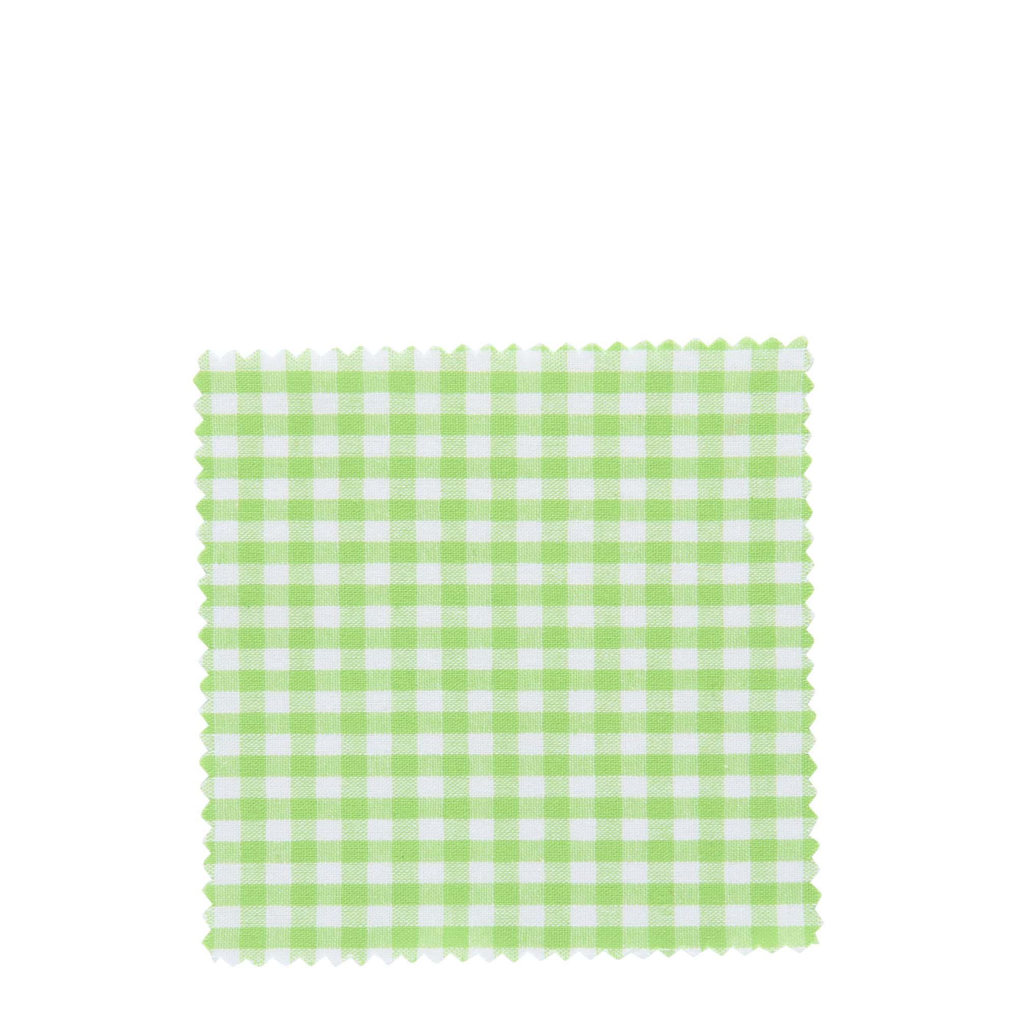 Mantelito de tela a cuadros 12x12, cuadrado, textil, verde lima, boca: TO38-TO53