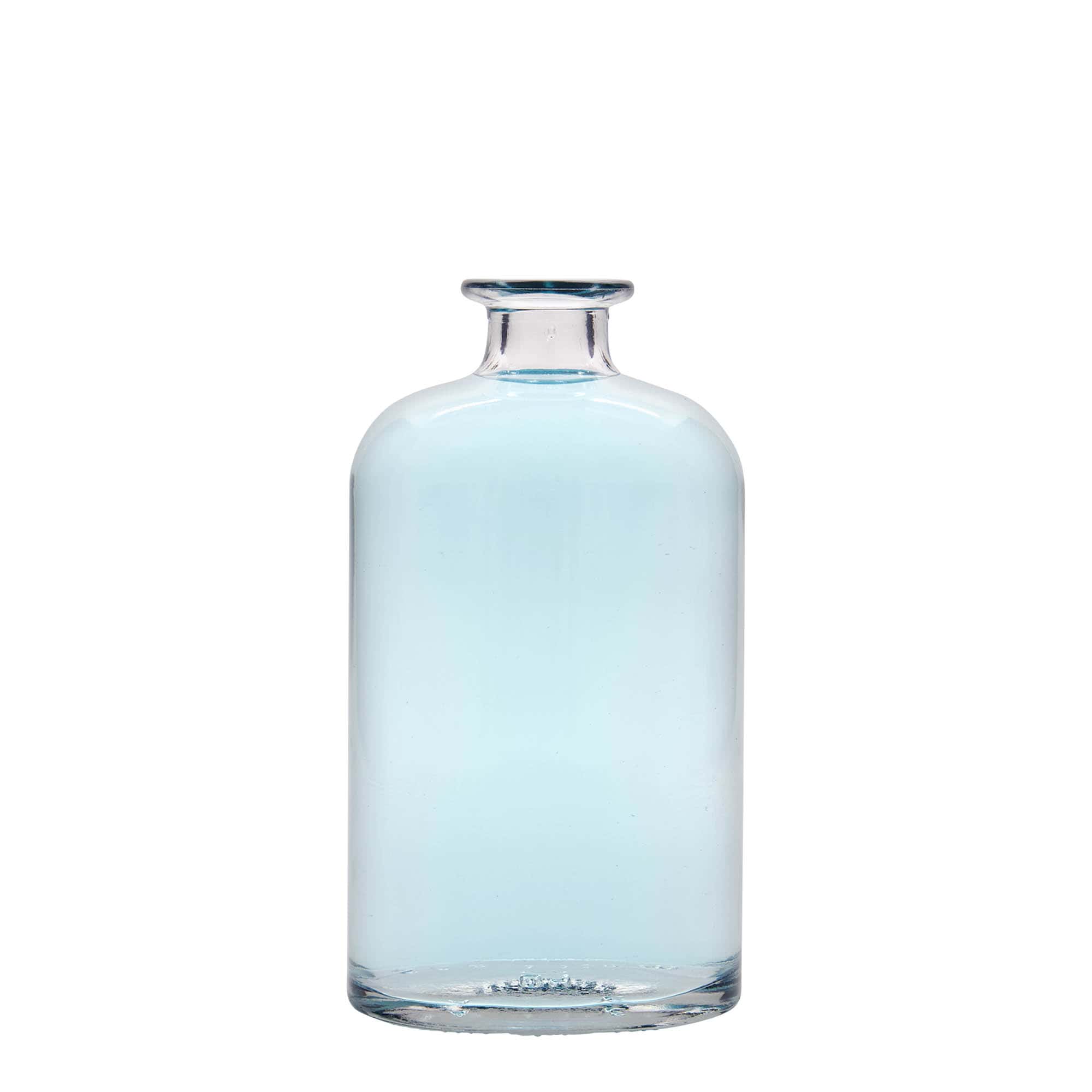 Botella de vidrio de 500 ml 'Dundee', ovalada, boca: corcho Botella de vidrio de 500 ml 'Dundee', ovalada, boca: corcho