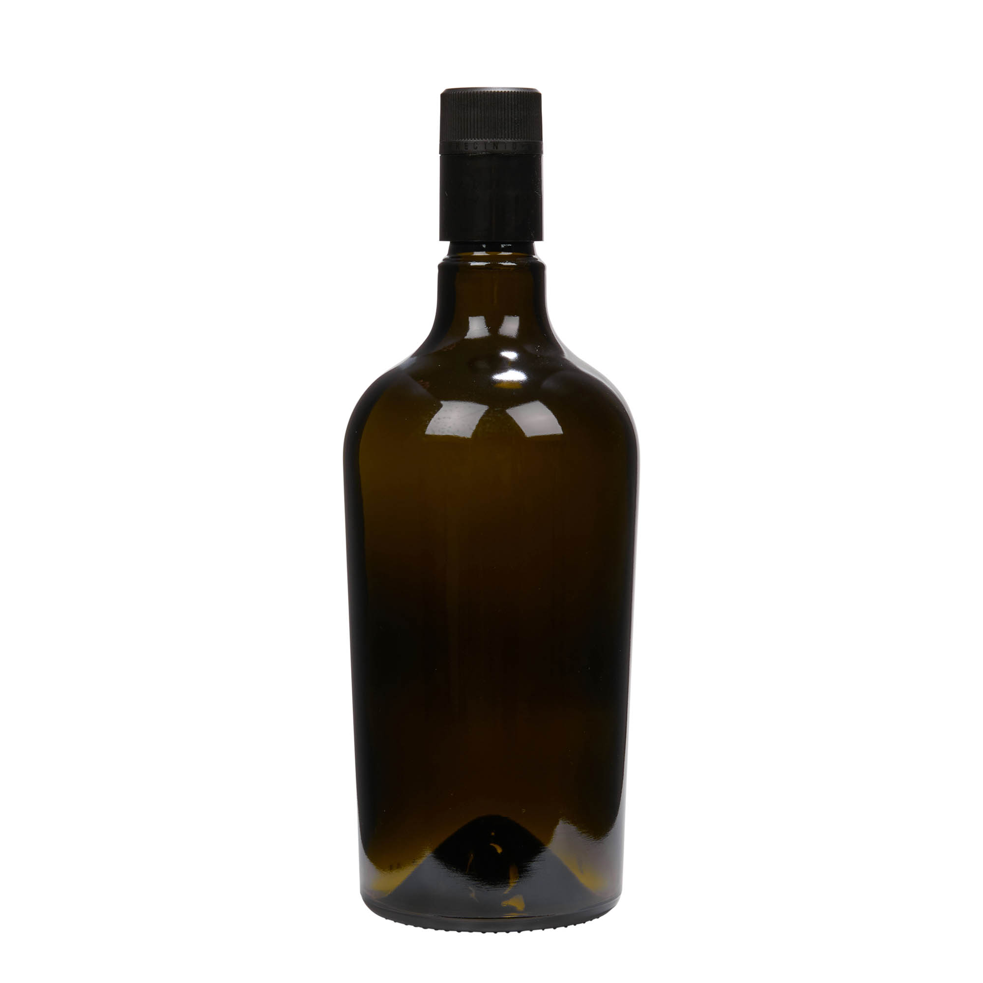 Botella de vinagre/aceite de 750 ml 'Oleum', vidrio, verde antiguo, boca: DOP Botella de vinagre/aceite de 750 ml 'Oleum', vidrio, verde antiguo, boca: DOP
