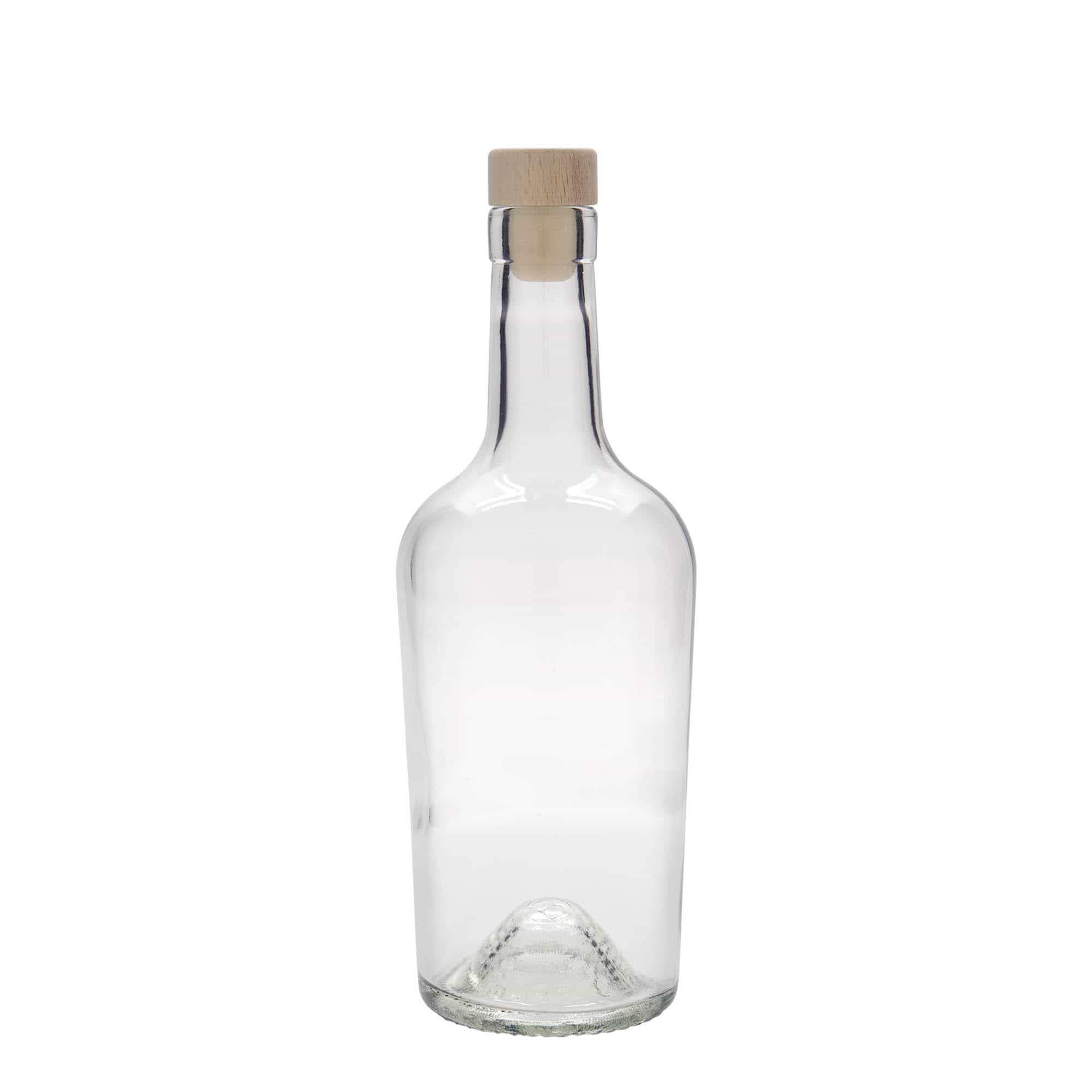 Botella de vidrio 'Margarethe' de 500 ml, boca: corcho