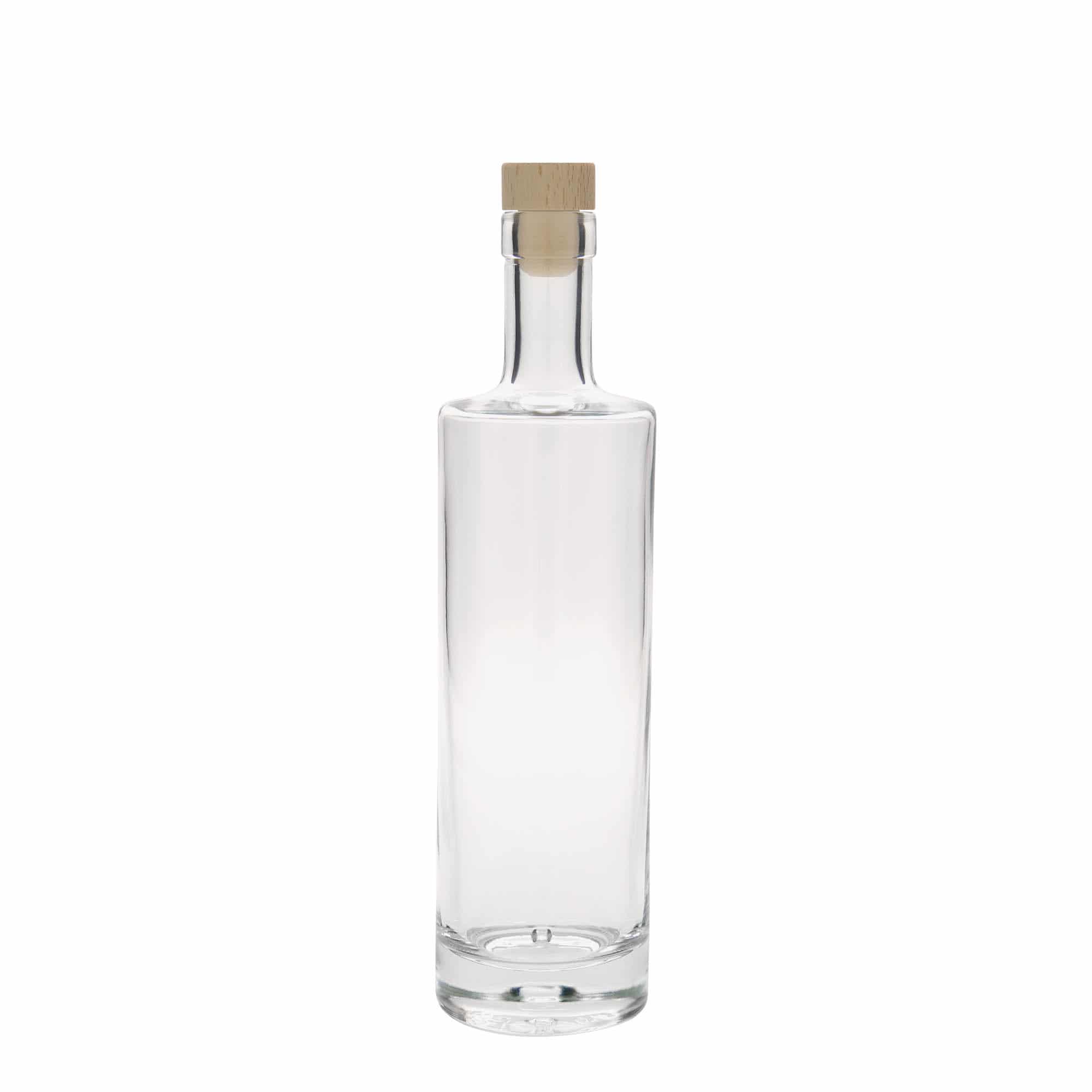 Botella de vidrio 'Titano' de 500 ml, boca: corcho
