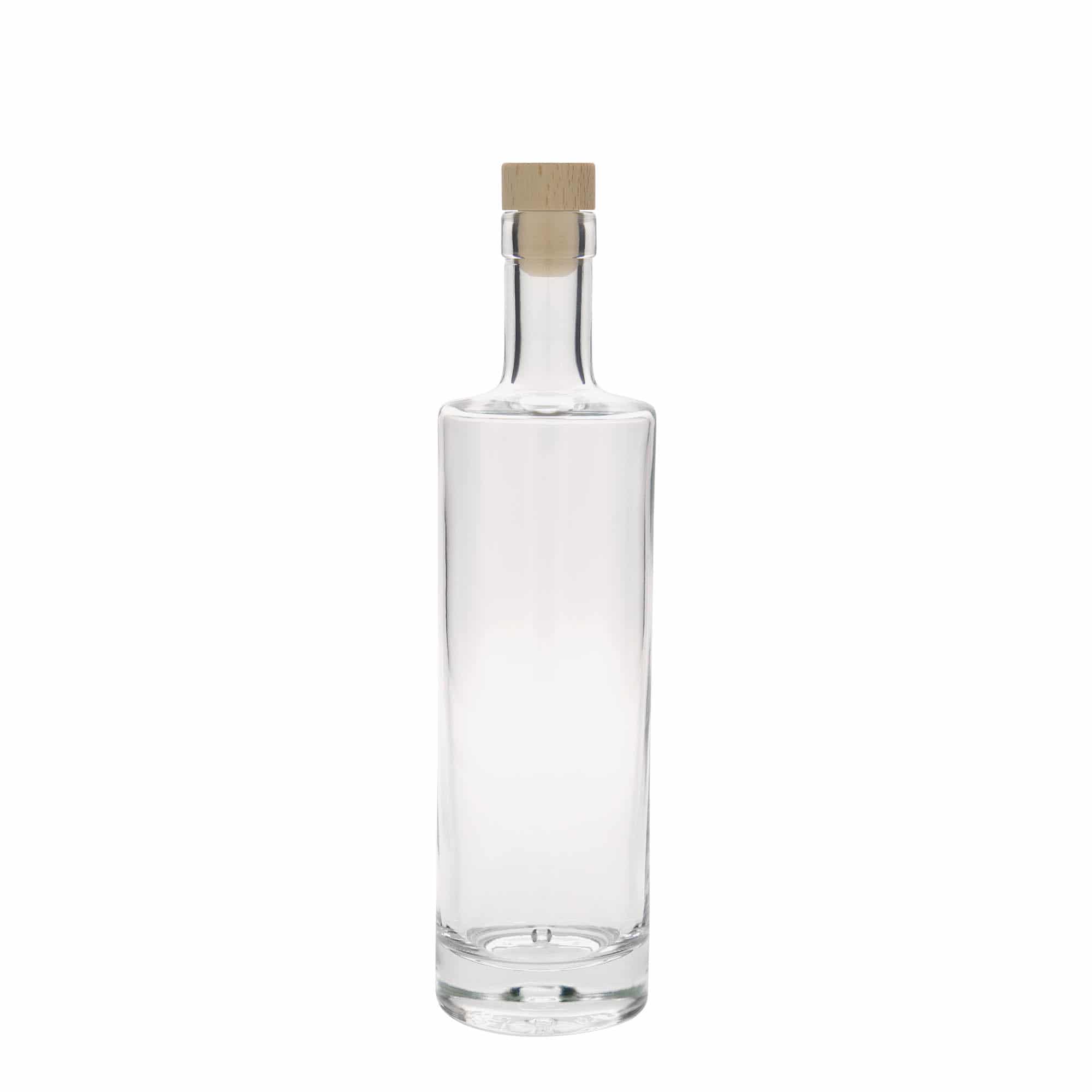 Botella de vidrio de 500 ml 'Titano', boca: corcho
