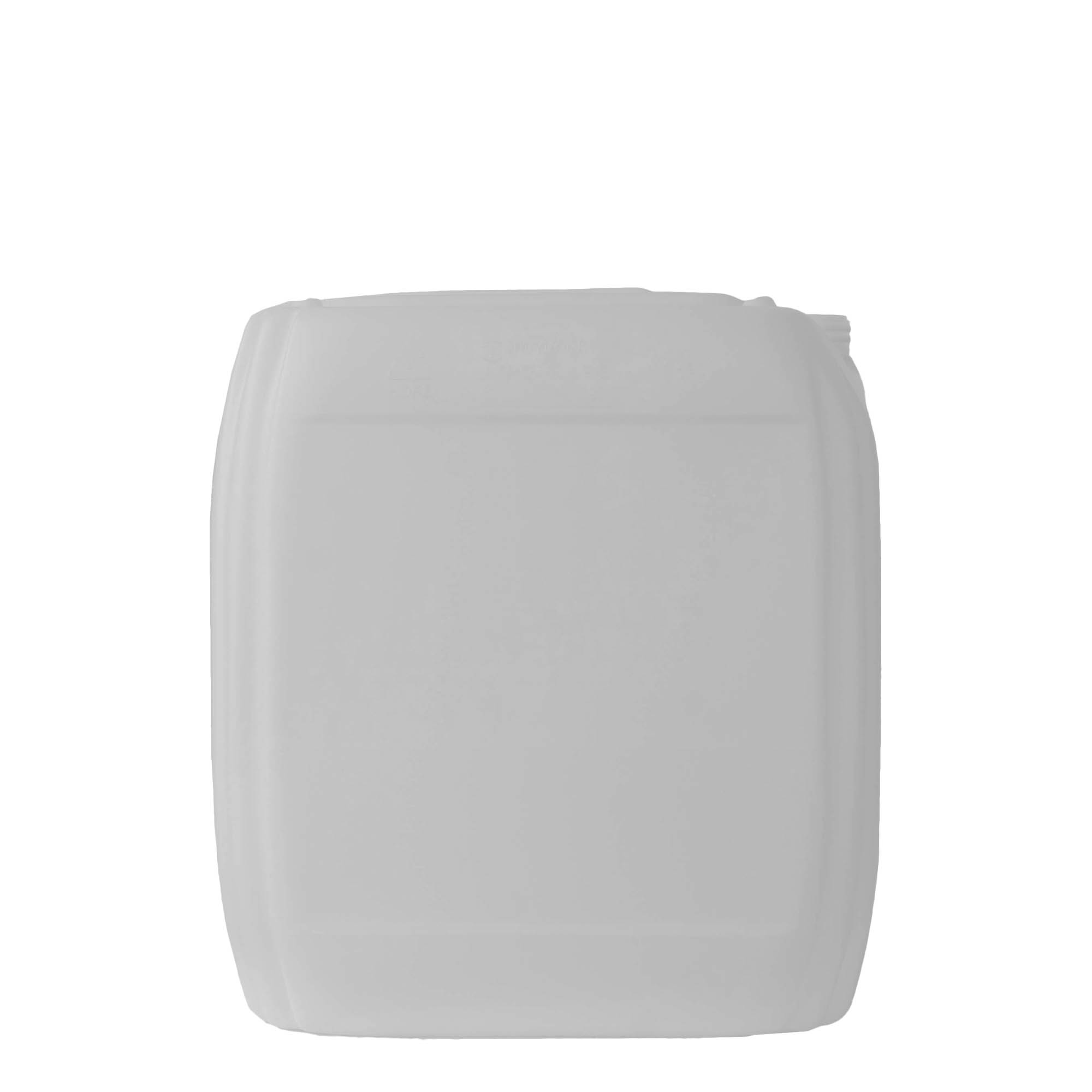 Bidón de 30 l, rectangular, plástico HDPE, natural, boca: ND 60