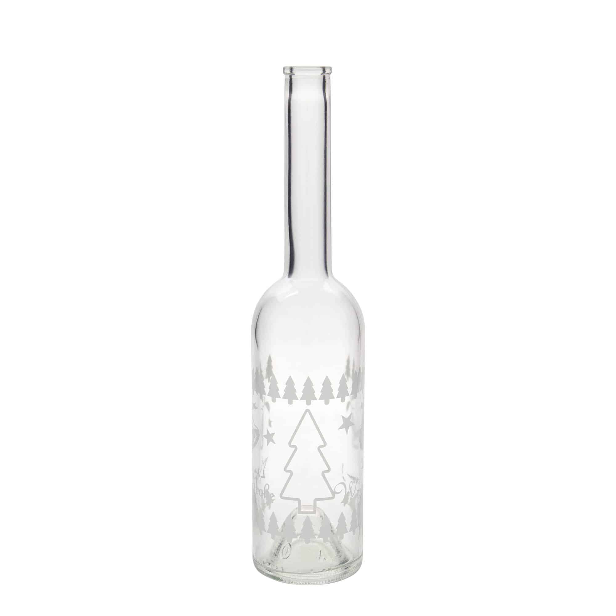 Botella de vidrio 'Opera' de 500 ml, motivo: Navidades clásicas, boca: corcho Botella de vidrio 'Opera' de 500 ml, motivo: Navidades clásicas, boca: corcho