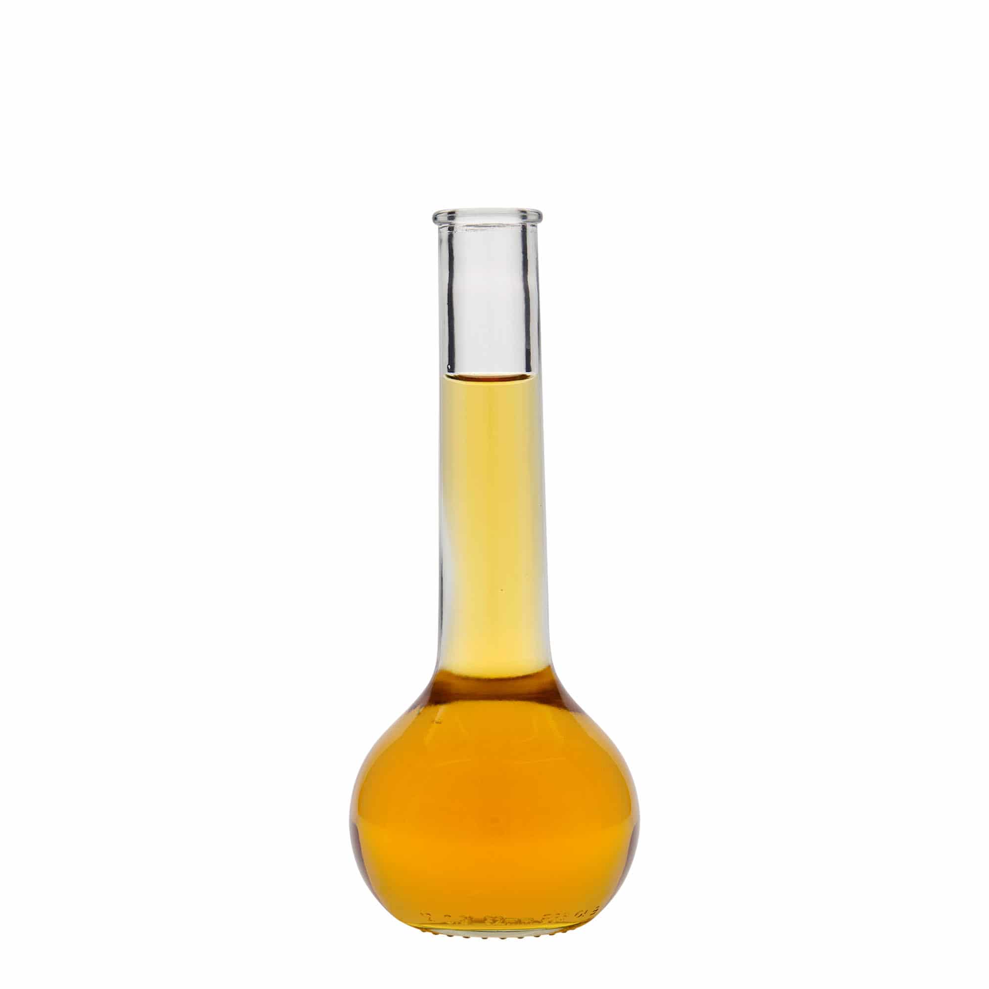 Botella de vidrio de 200 ml 'Tulipano', boca: corcho