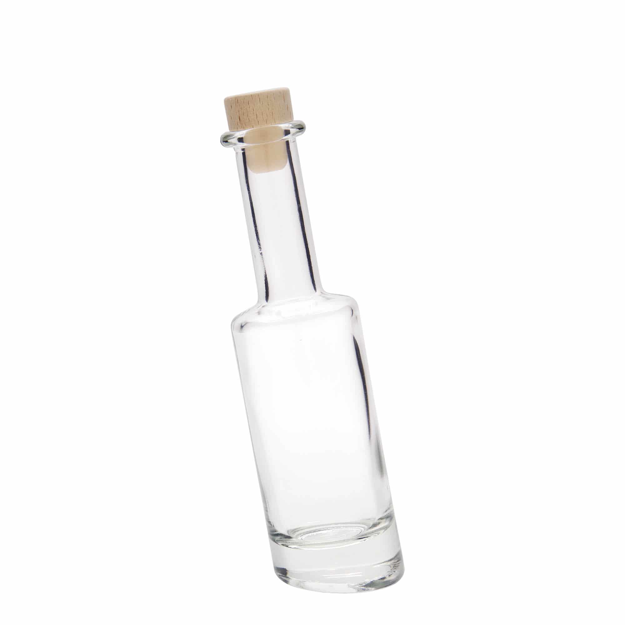 Botella de vidrio 'Bounty' de 200 ml, boca: corcho