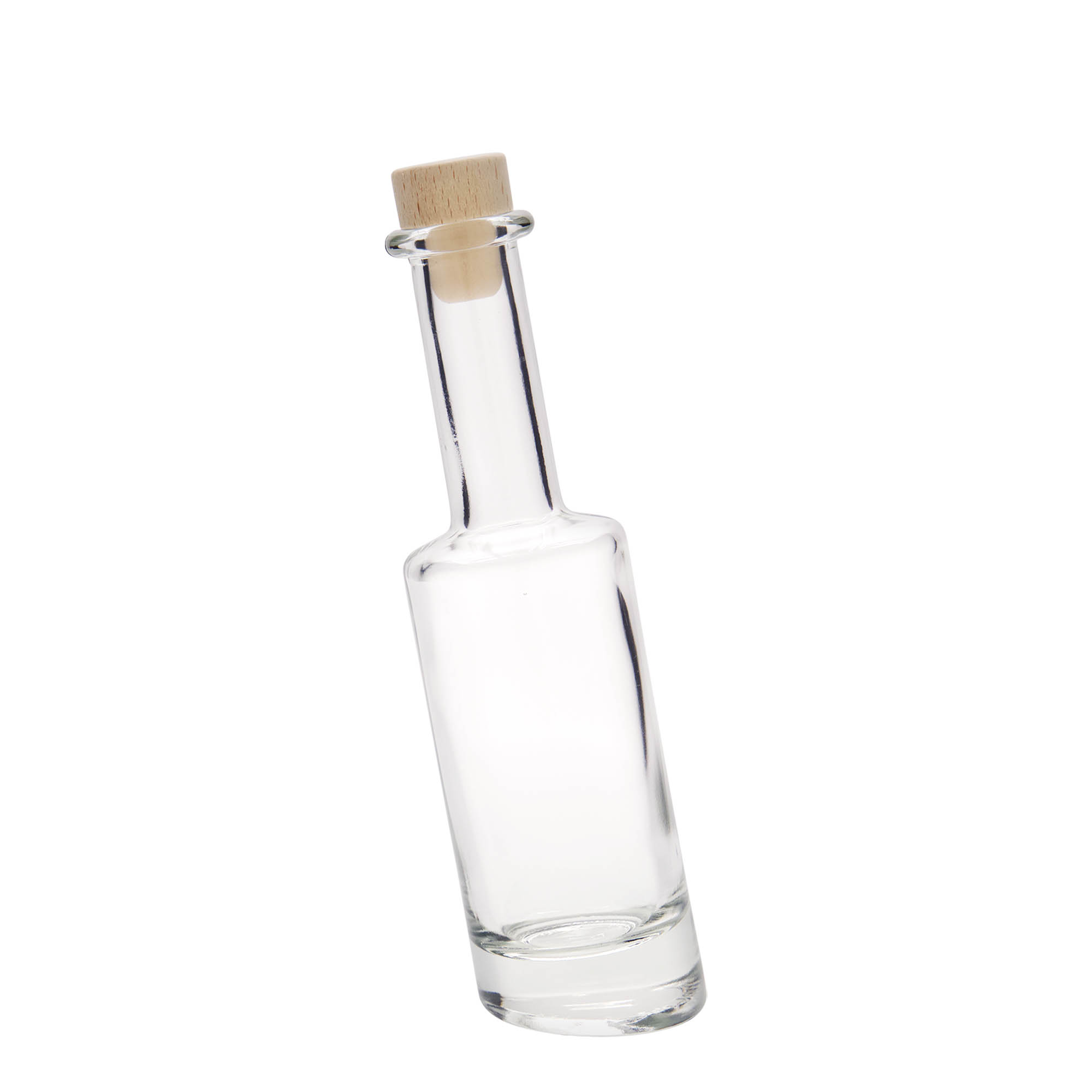 Botella de vidrio de 200 ml 'Bounty', boca: corcho