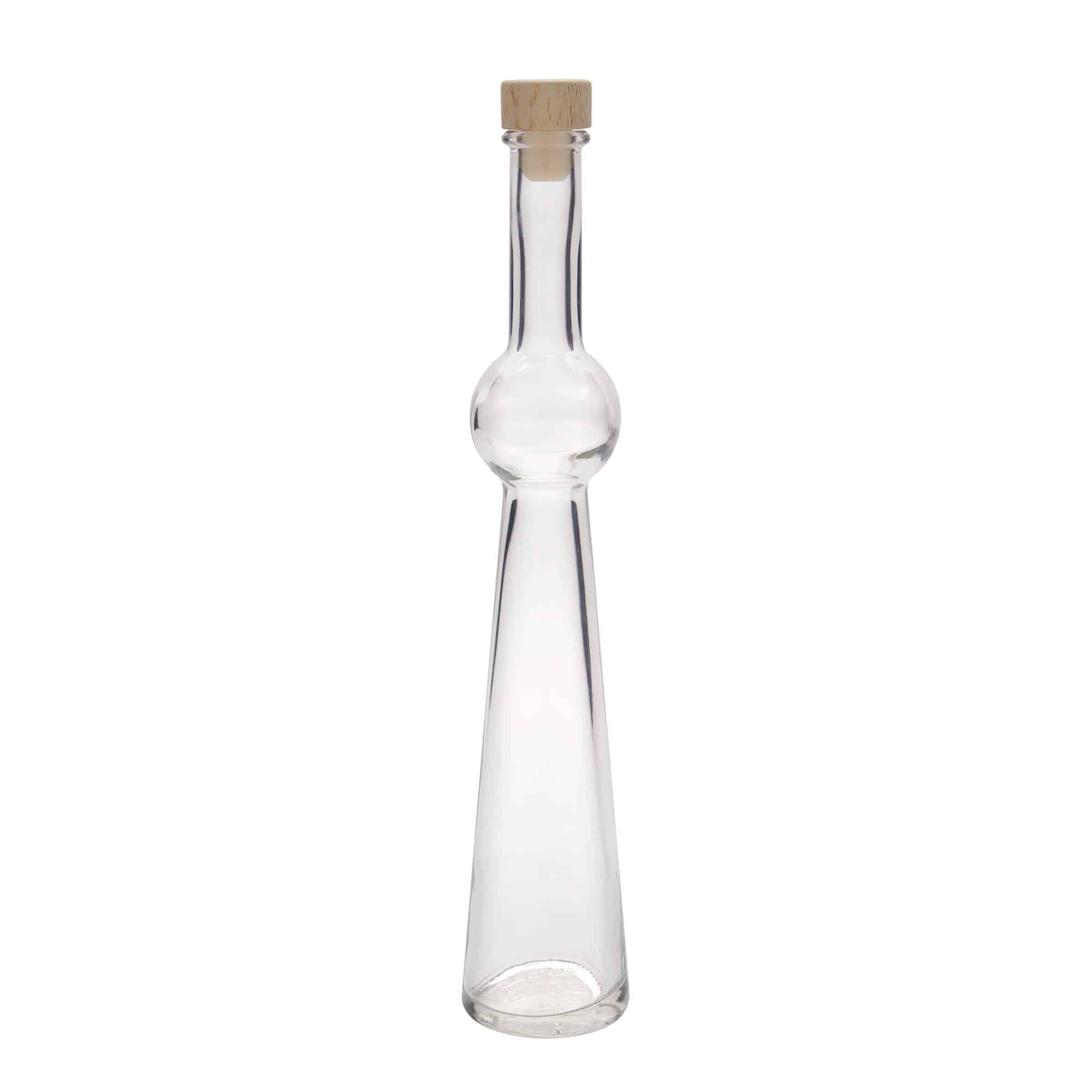 Botella de vidrio 'Supernova' de 200 ml, boca: corcho