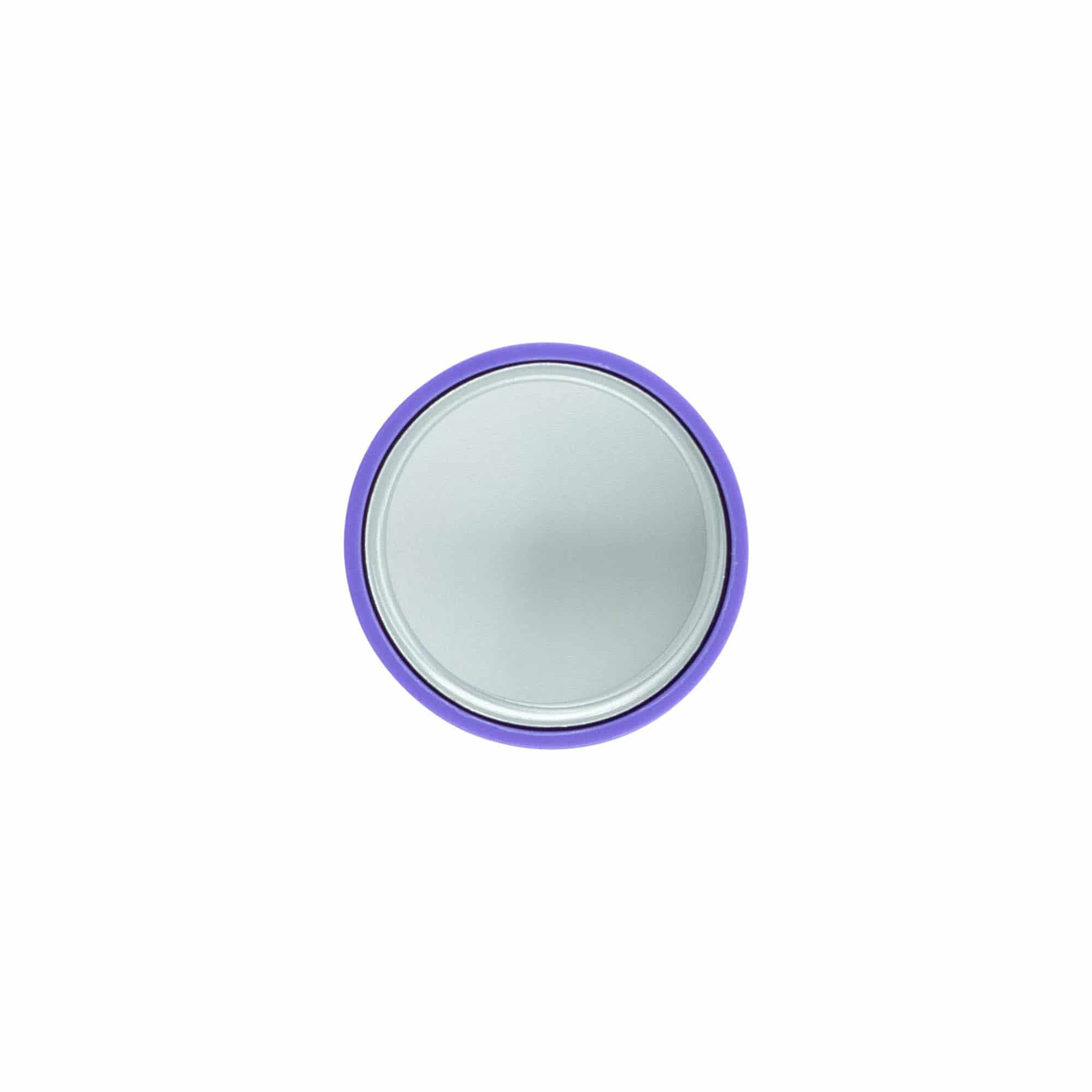 Tapa roscada, plástico ABS, violeta, para boca: GPI 28/400