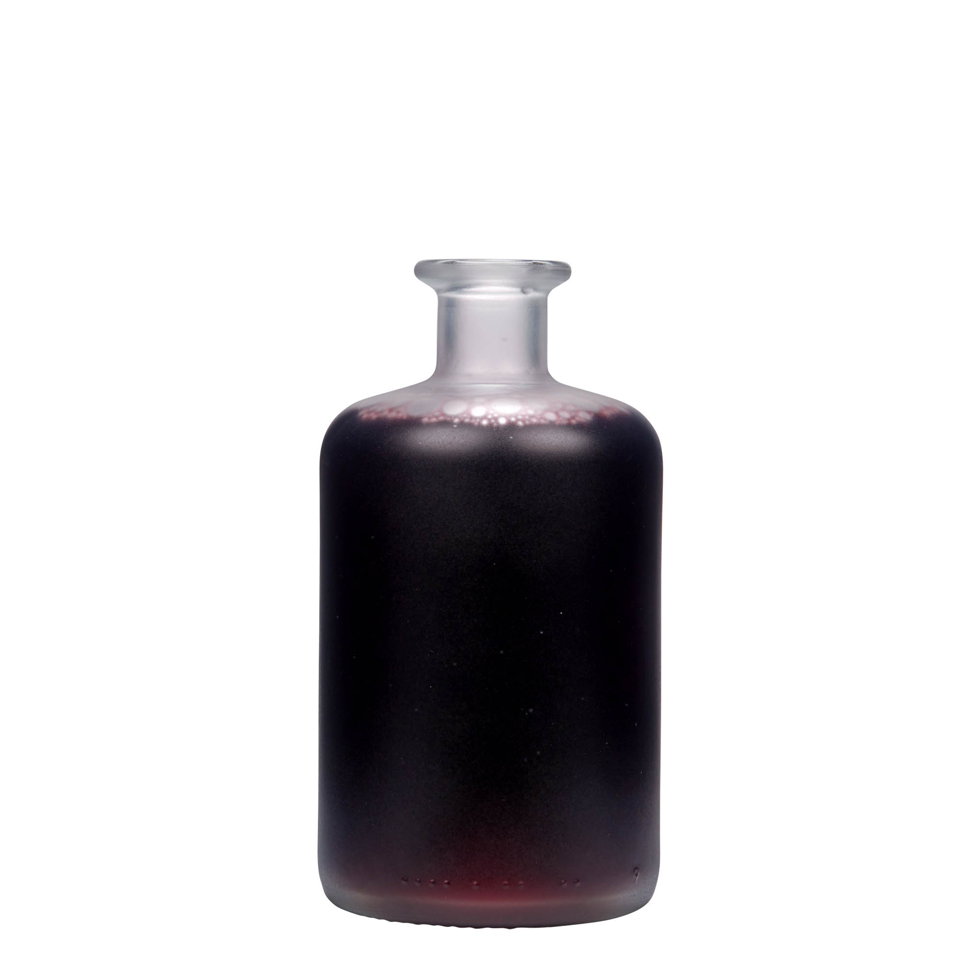 Botella de vidrio de 500 ml para farmacéutico, enfriada, boca: corcho Botella de vidrio de 500 ml para farmacéutico, enfriada, boca: corcho