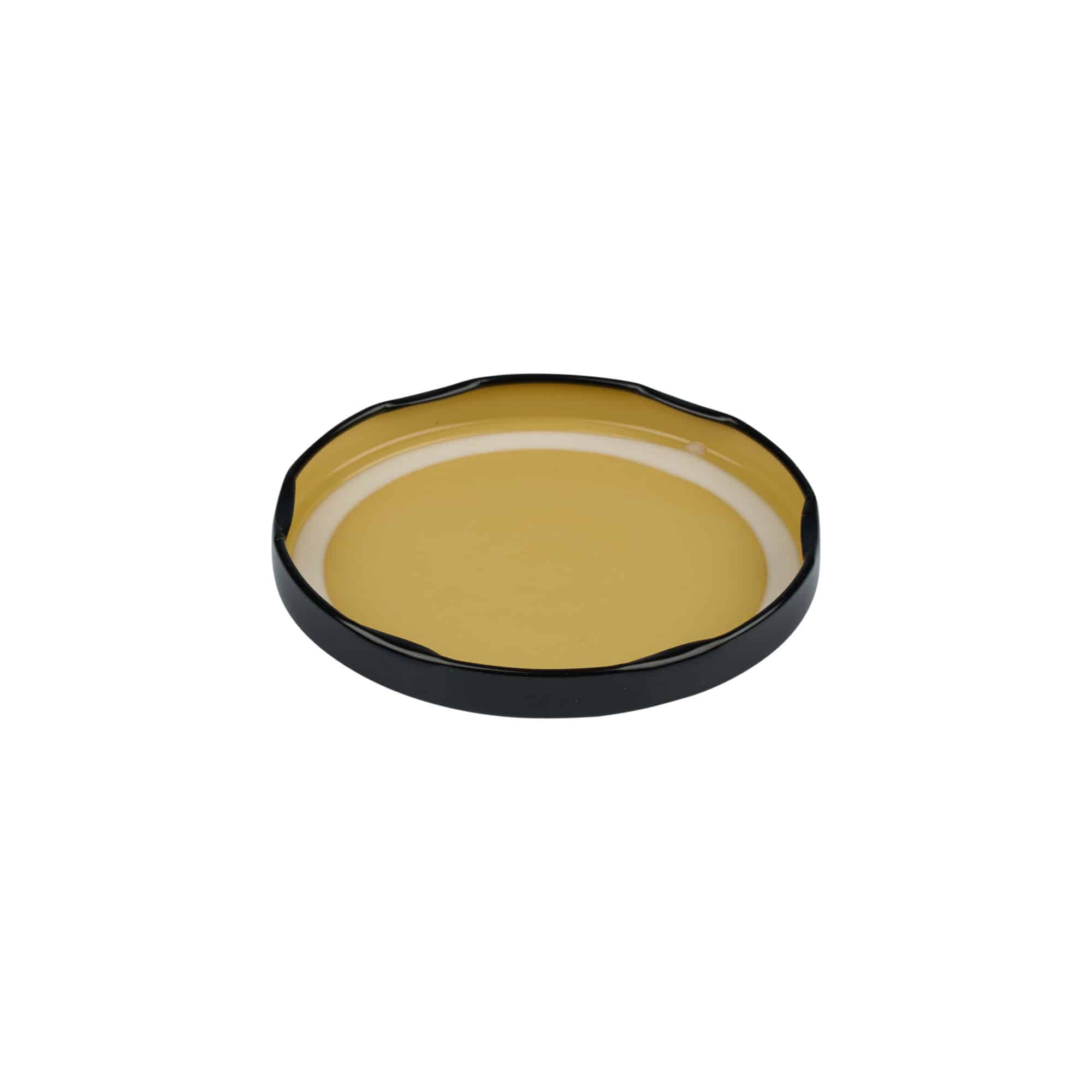 Tapa Twist-Off, hojalata, negra, para boca: TO 82