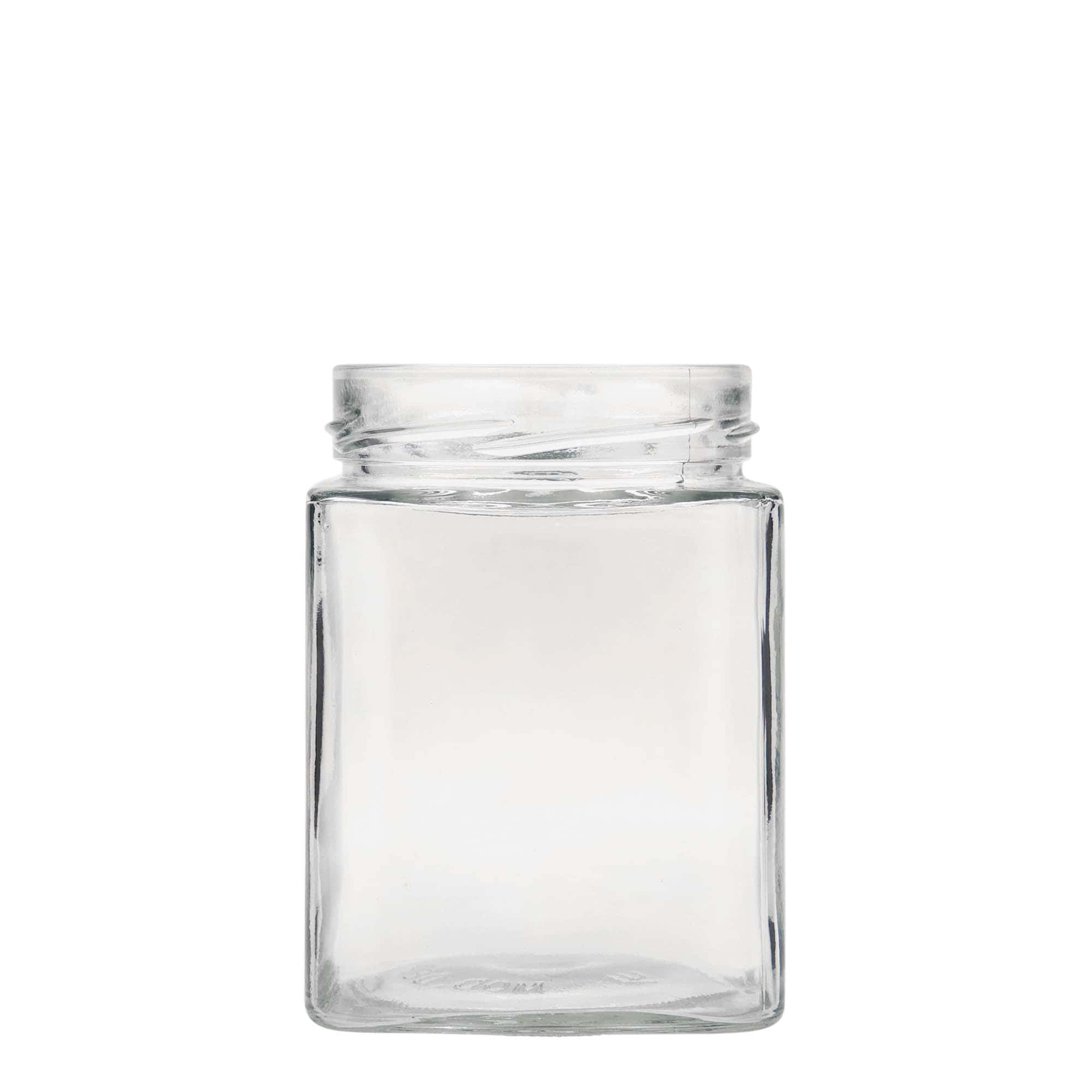 Tarro cuadrado 'Ikarus' de 580 ml, boca: Deep-Twist-Off (DTO 82) Tarro cuadrado 'Ikarus' de 580 ml, boca: Deep-Twist-Off (DTO 82)