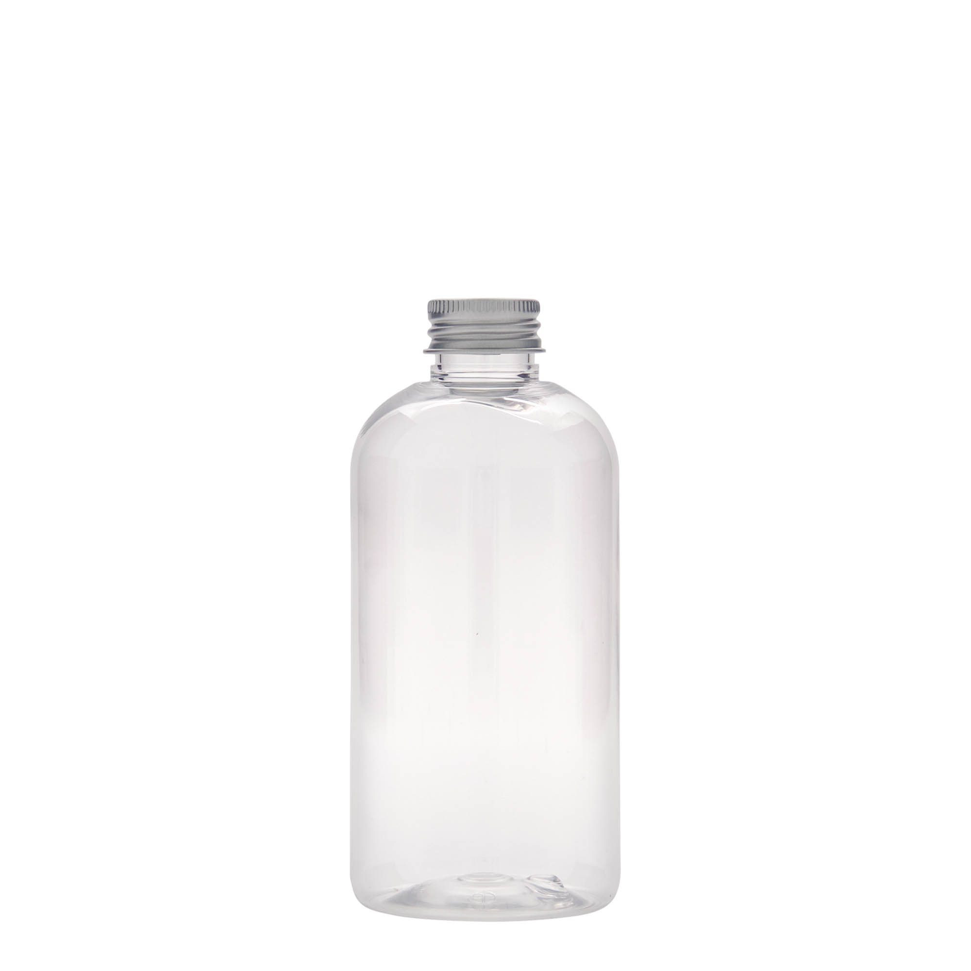 Botella PET de 250 ml 'Boston', plástico, boca: 24/410