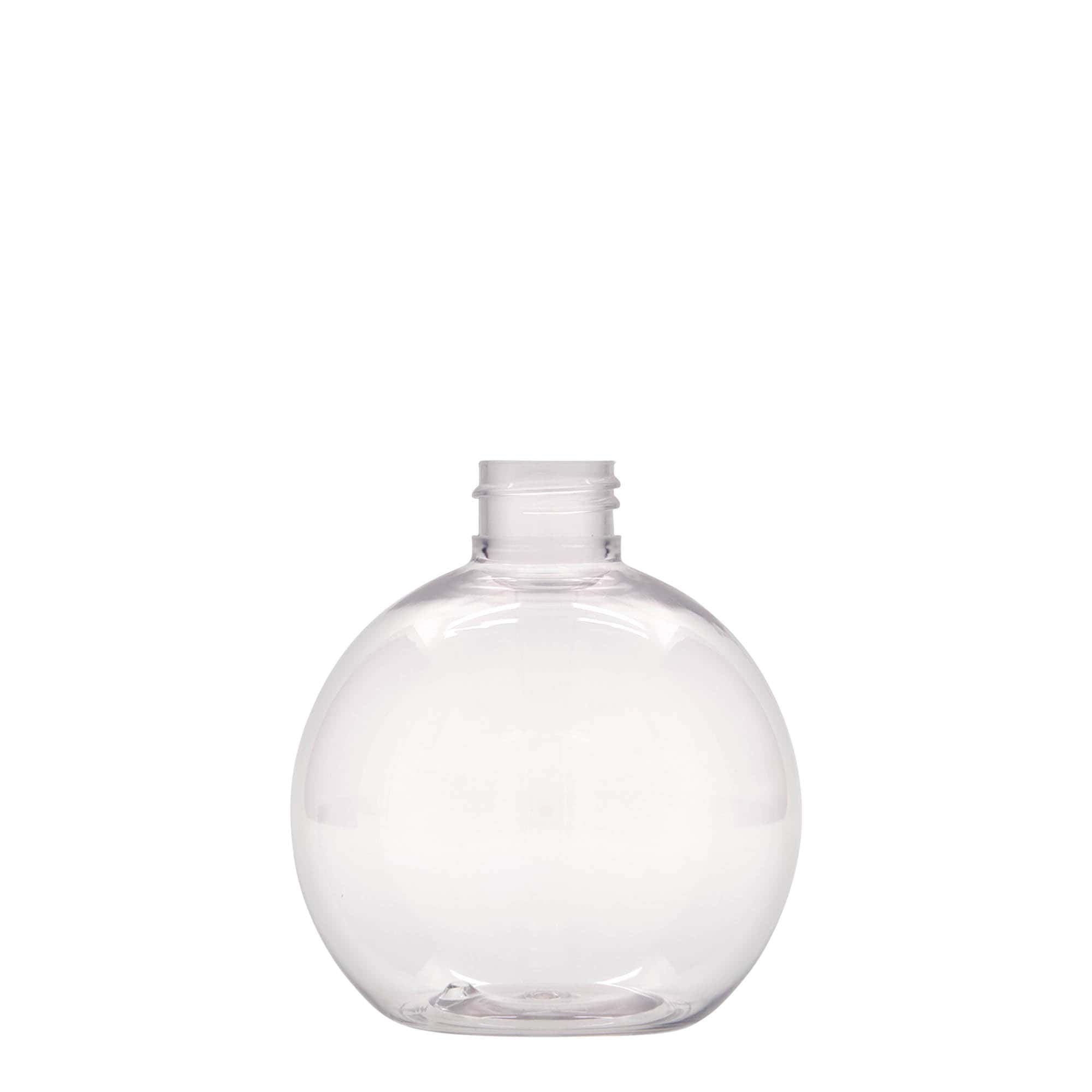 Botella PET de 250 ml 'Perry', redonda, plástico, boca: 24/410