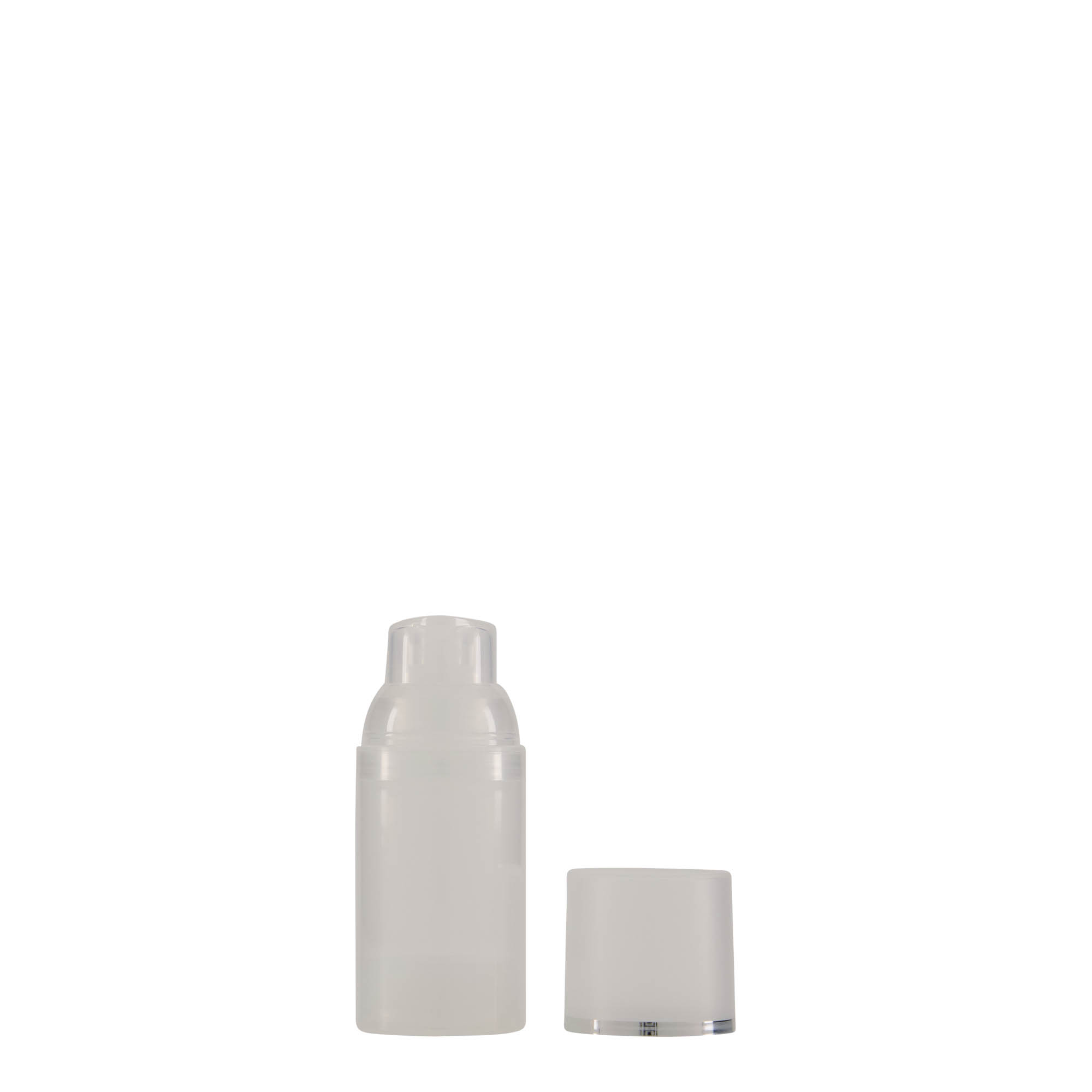 Dispensador airless de 30 ml 'Mezzo', plástico PP, natural Dispensador airless de 30 ml 'Mezzo', plástico PP, natural