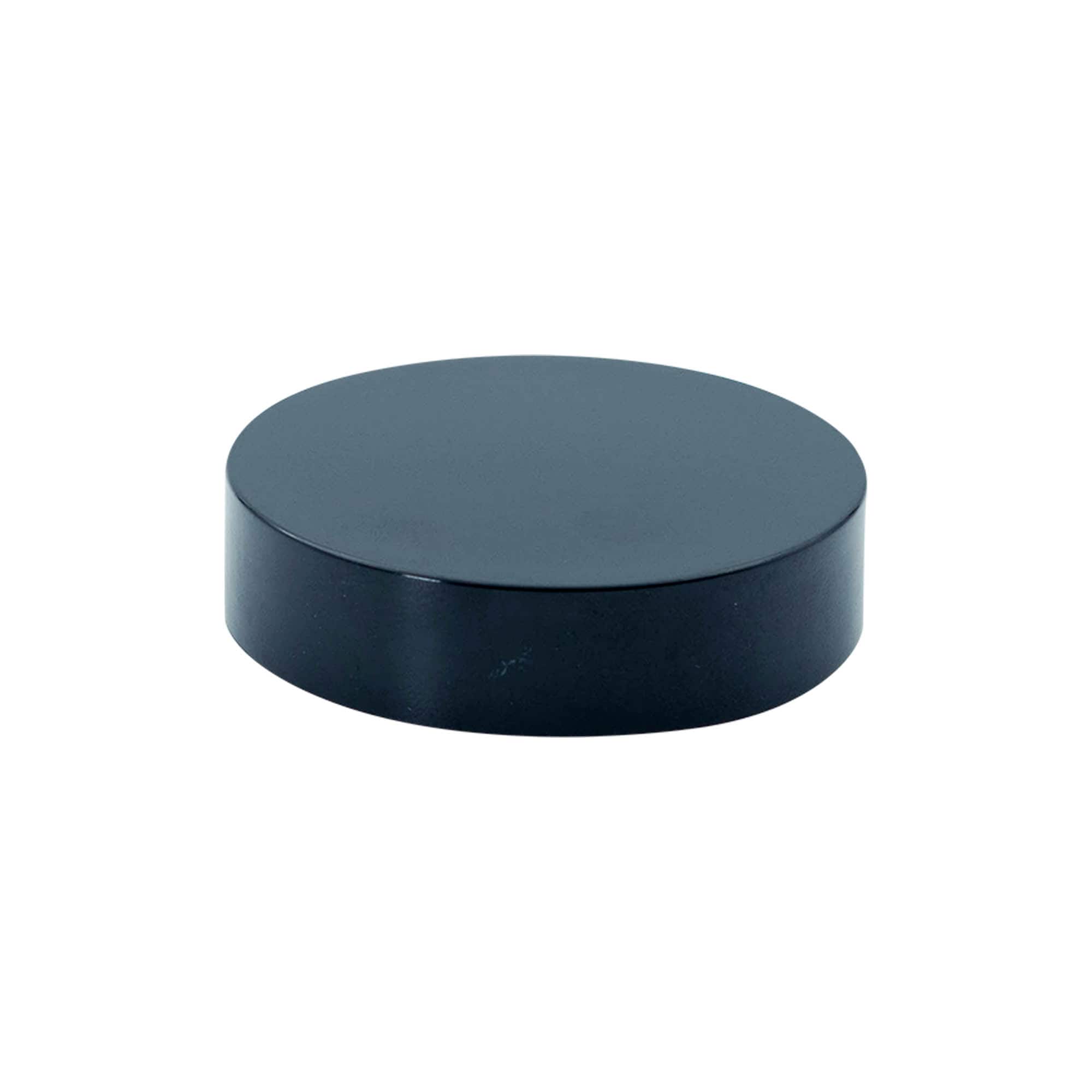 Tapa de rosca para 60 ml 'Brown Line', plástico HPM, negro