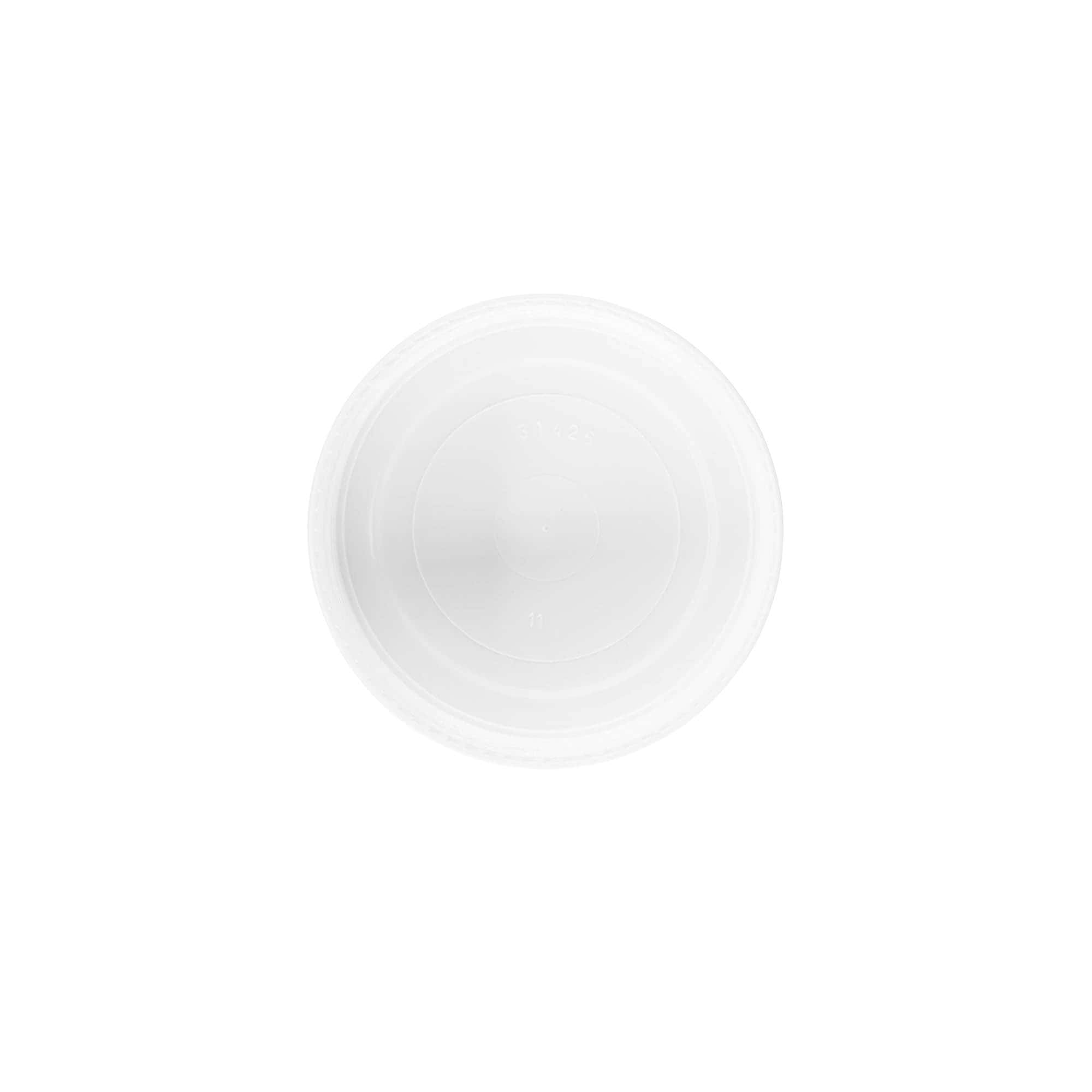 Tapón de rosca para 'Bianca' de 100 ml, plástico de PP, blanco