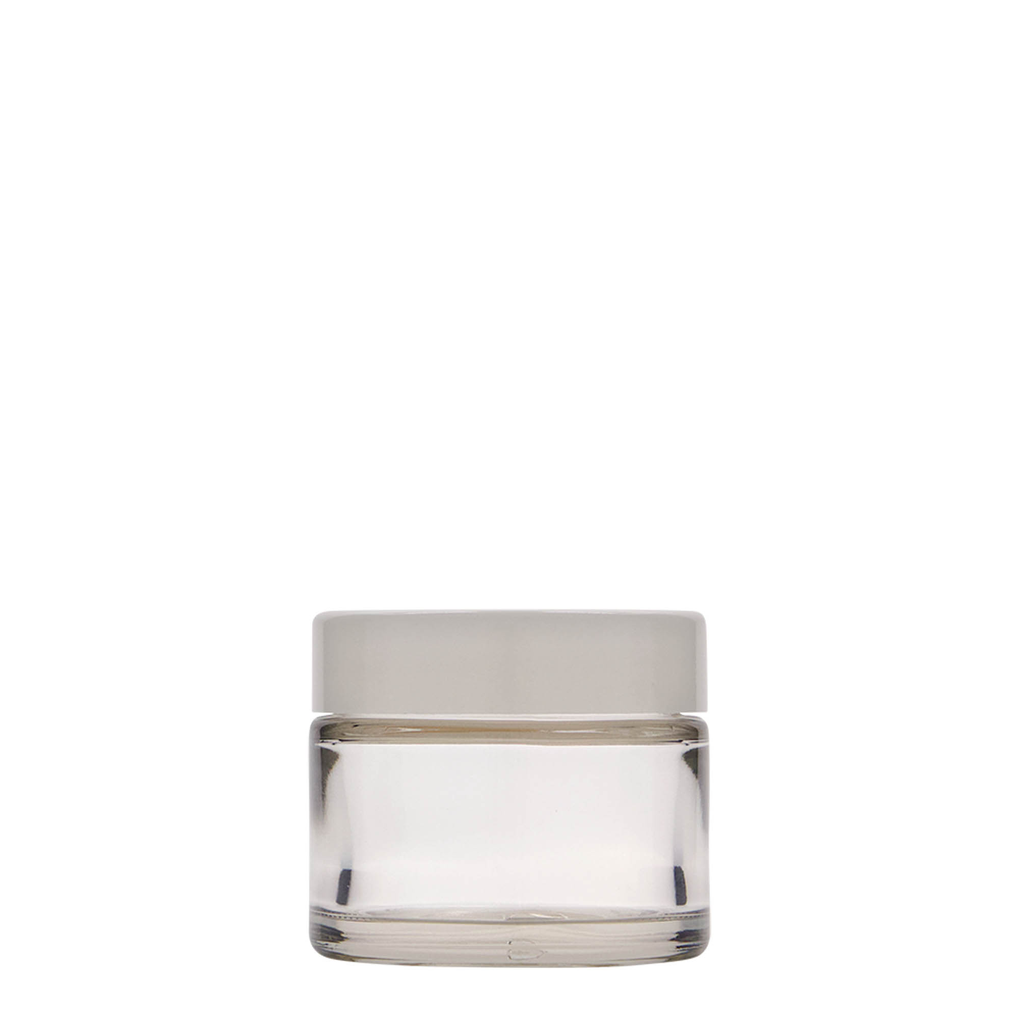 50 ml tarro «Beauty», vidrio, boca: cierre de rosca