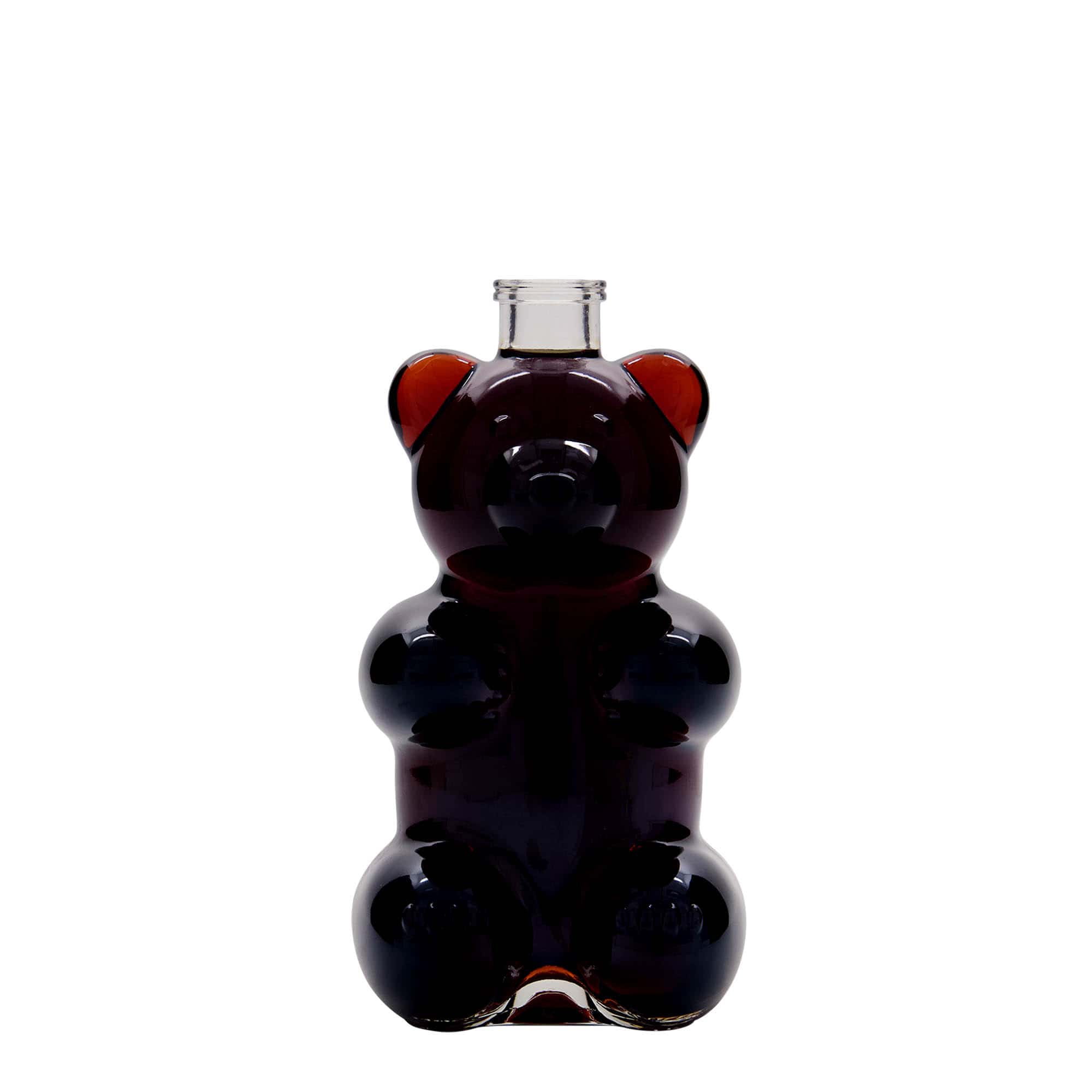 Botella de vidrio de 350 ml 'Oso', boca: corcho