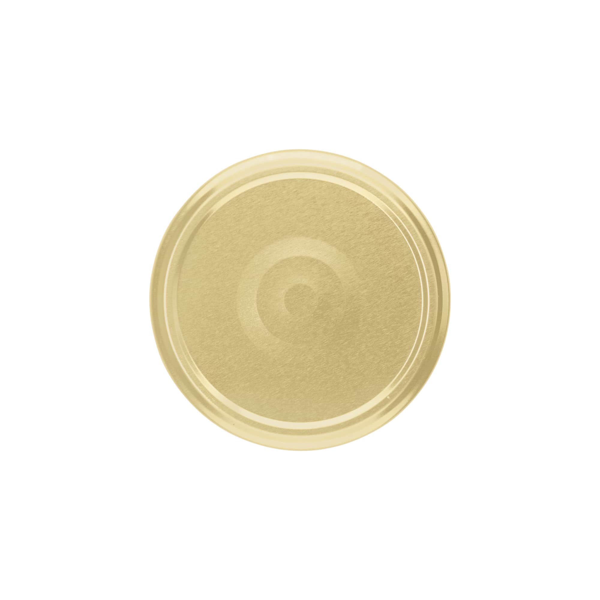 Tapa Twist-off, hojalata, esterilizable, dorada, para boca: TO 82