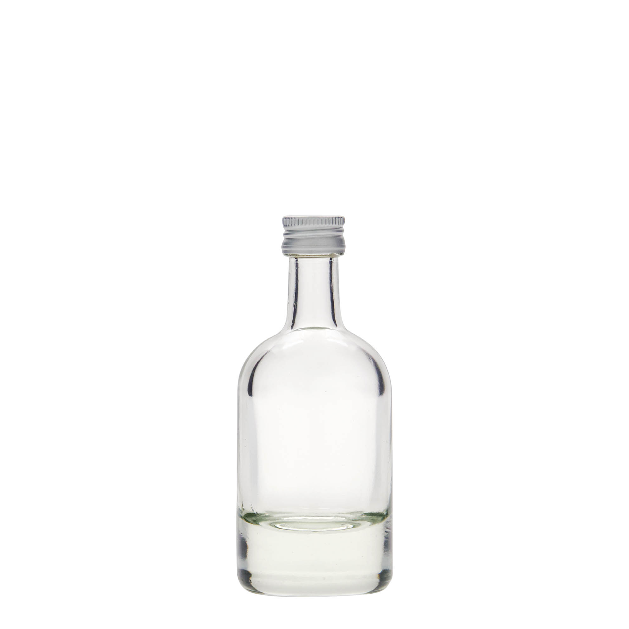 Botella de vidrio de 50 ml 'Linea Uno', boca: PP 18 Botella de vidrio de 50 ml 'Linea Uno', boca: PP 18