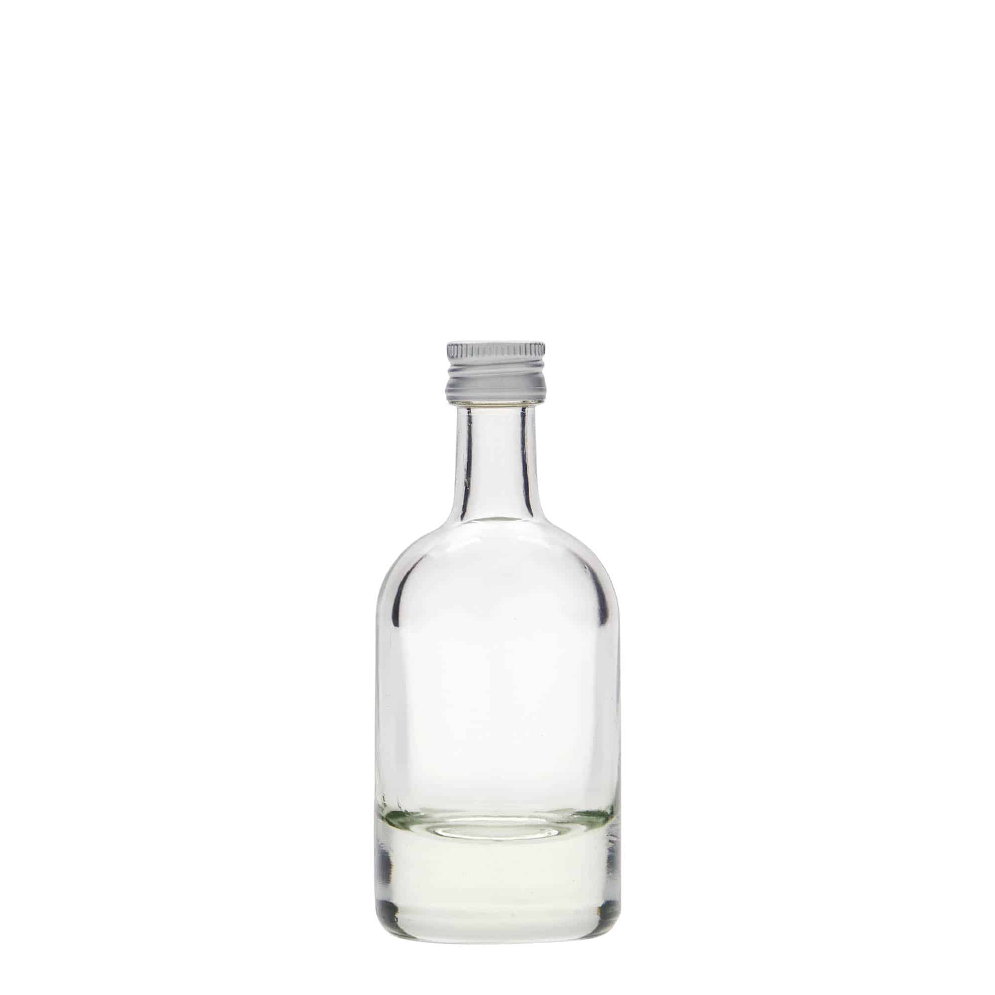 Botella de vidrio de 50 ml 'Linea Uno', boca: PP 18