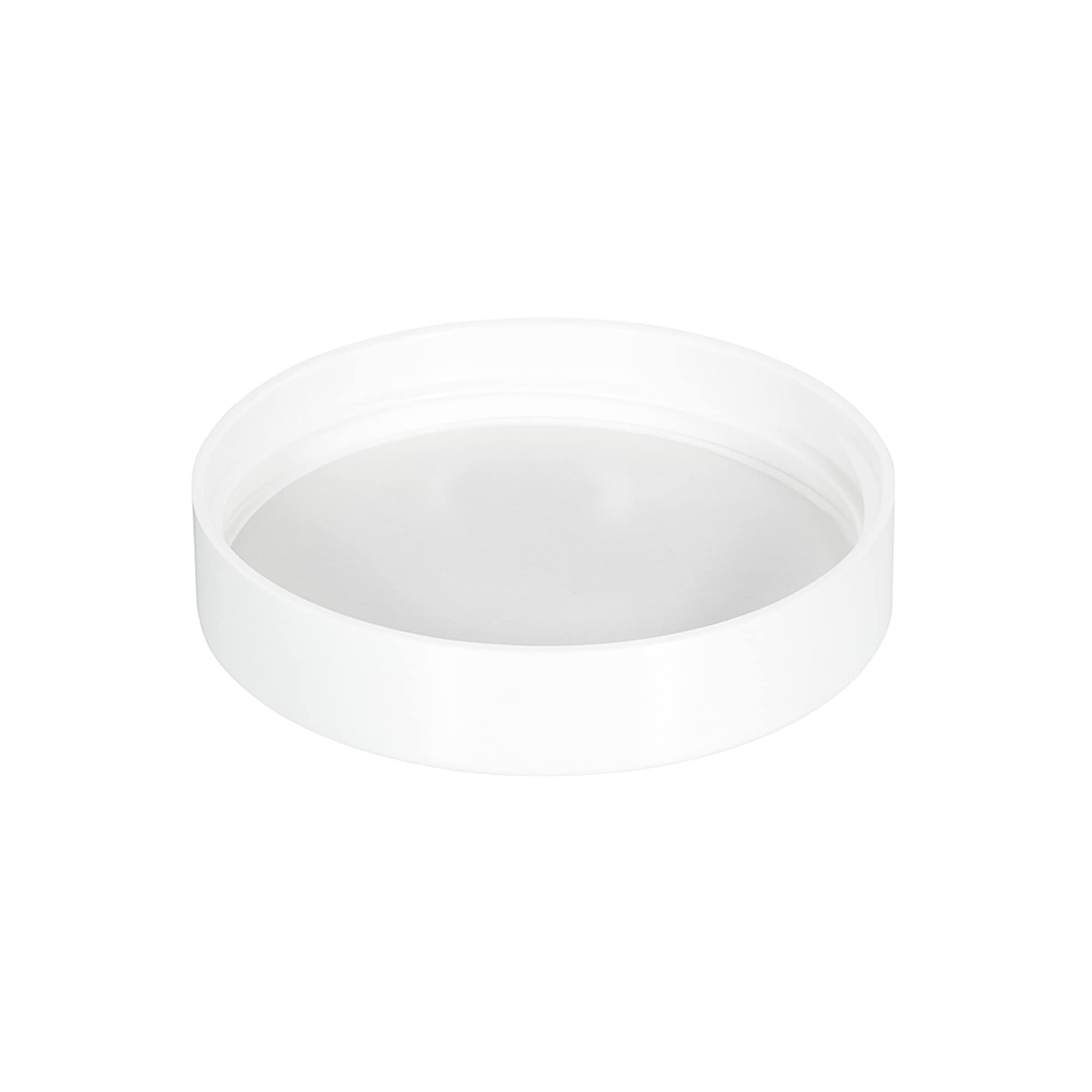 Tapa roscada para 120 ml 'Brown Line', plástico HPM, blanco